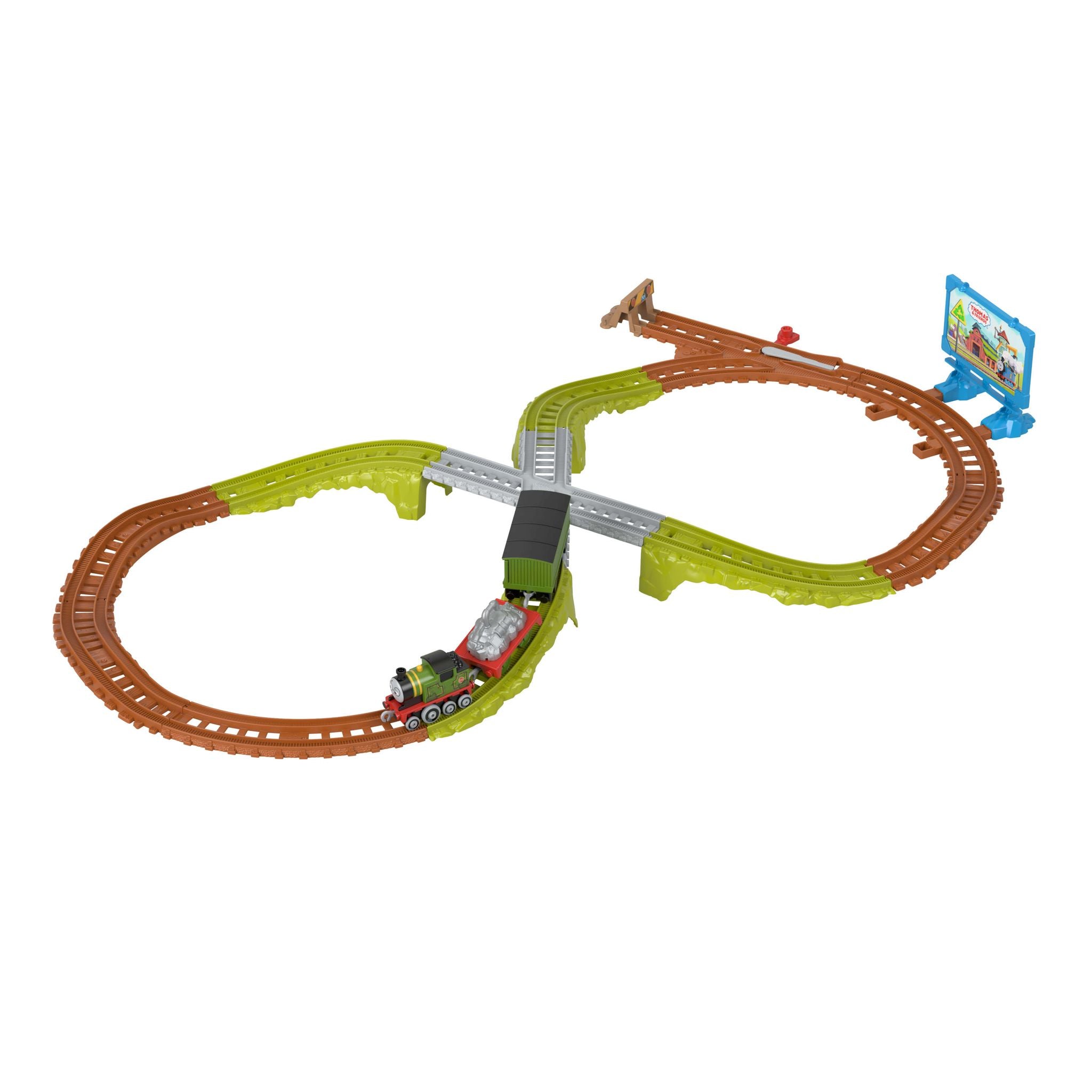 Fisher-Price Thomas & Friends Whiff's Recycling Push Along Train Track Set