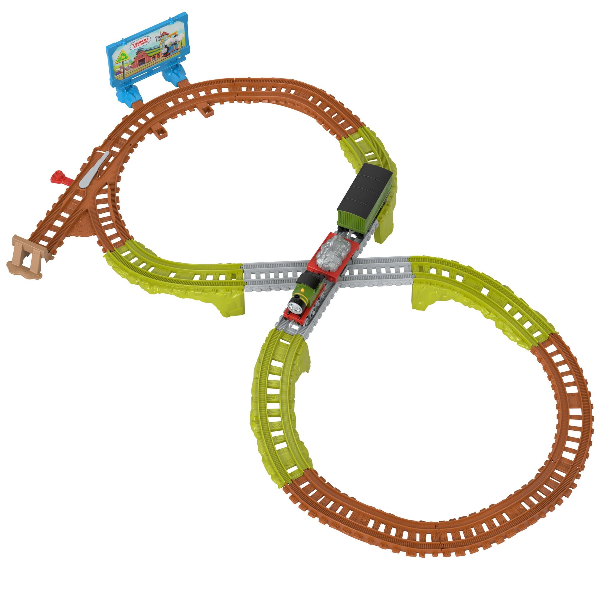 Fisher-Price Thomas & Friends Whiff's Recycling Push Along Train Track Set