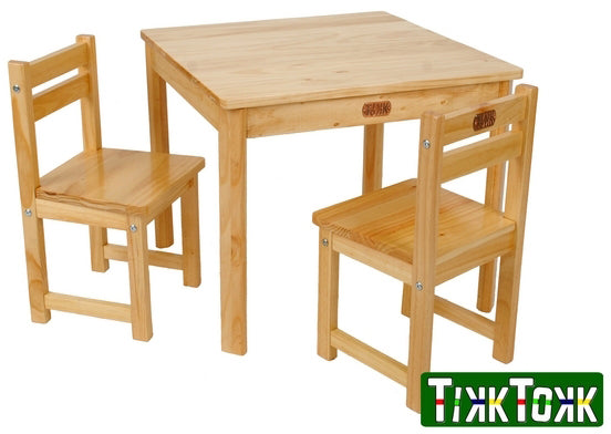 Tikk Tokk Boss Wood Table And Chairs