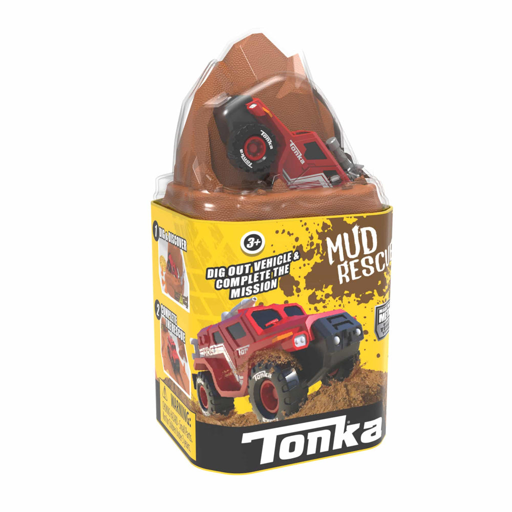TONKA METAL MOVERS MUD RESCUE ASST