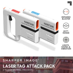 SHARPER IMAGE LASER TAG HANDTANK ATTACK PACK