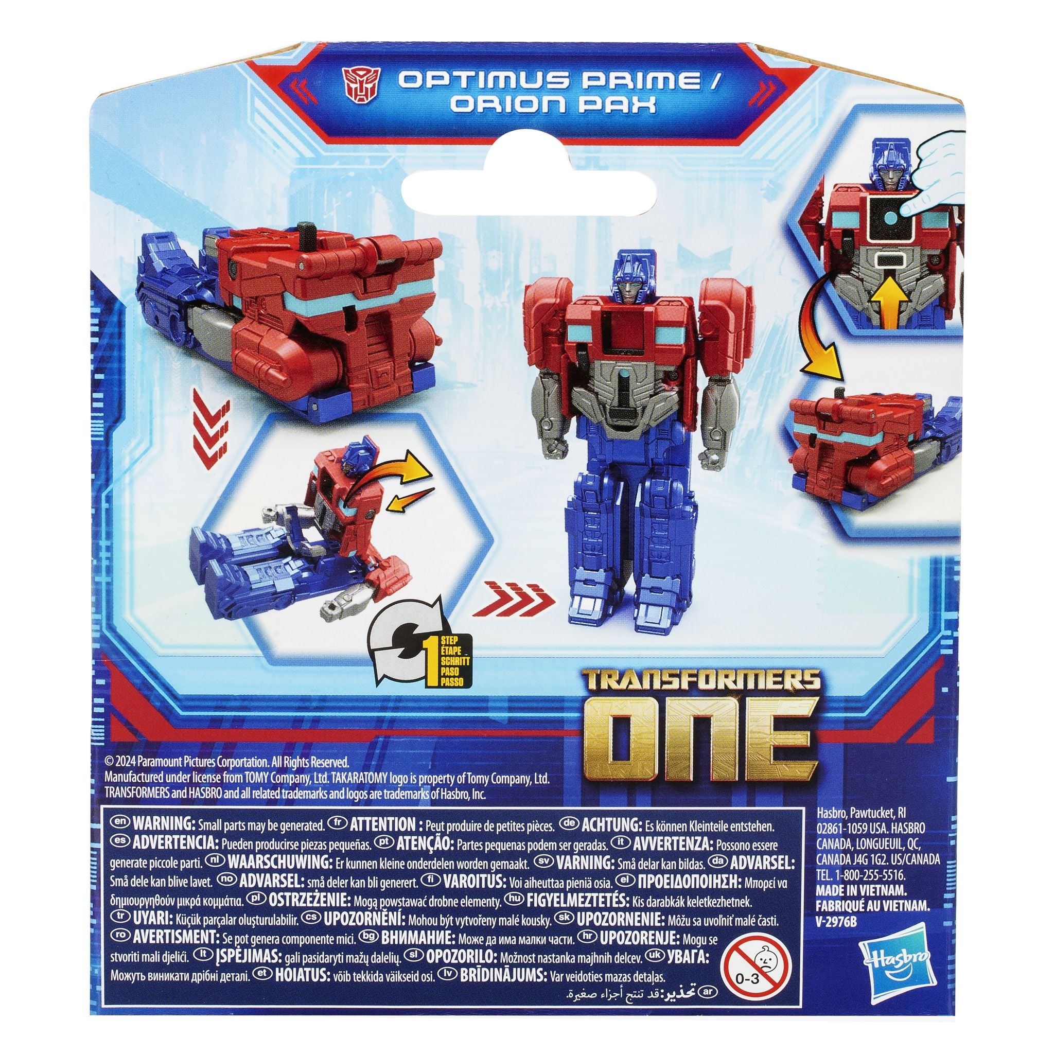 Transformers: One Cog Changer Optimus Prime (Orion Pax)