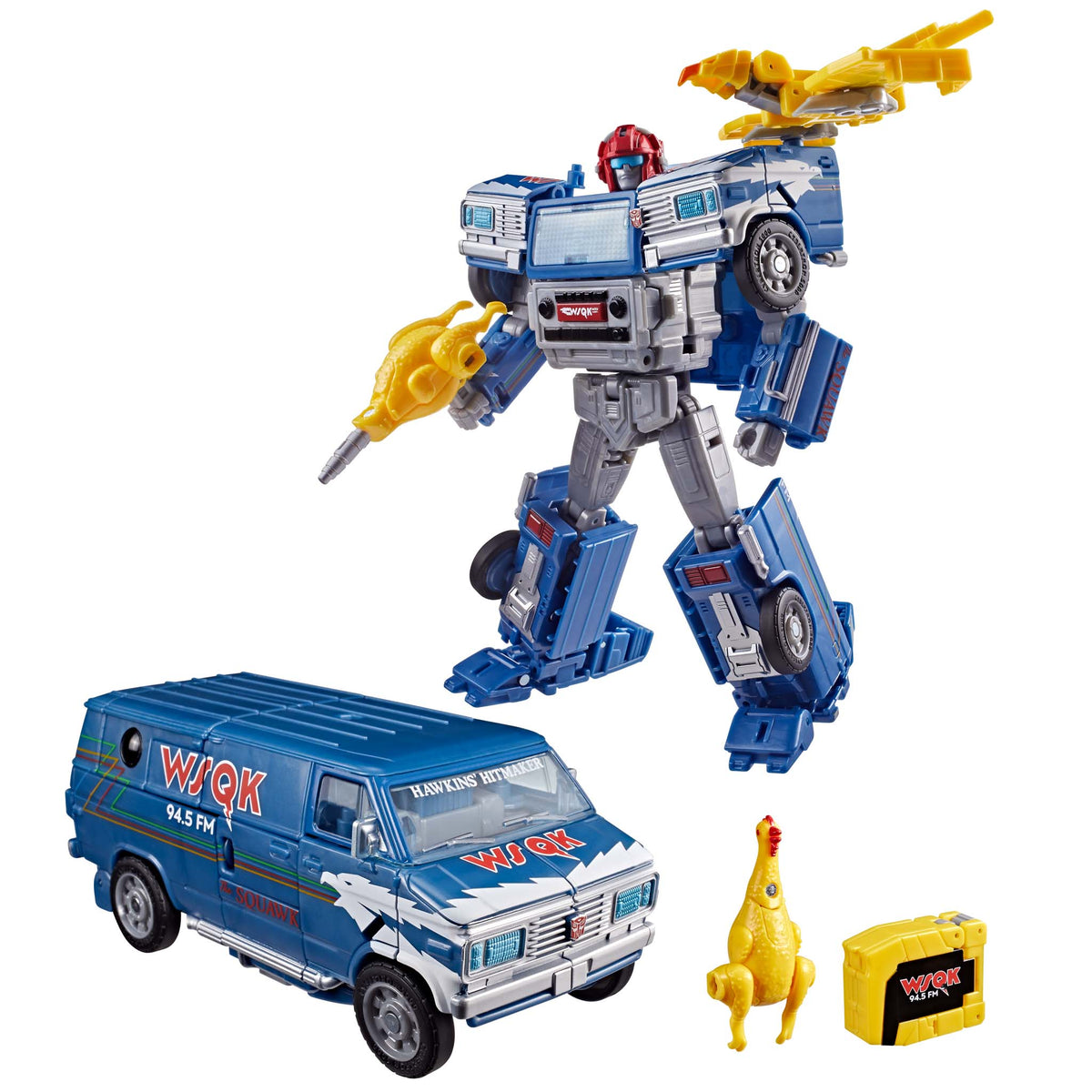 Transformers x Stranger Things 6-Inch Action Figure Set - Freakwency & 8-Trax