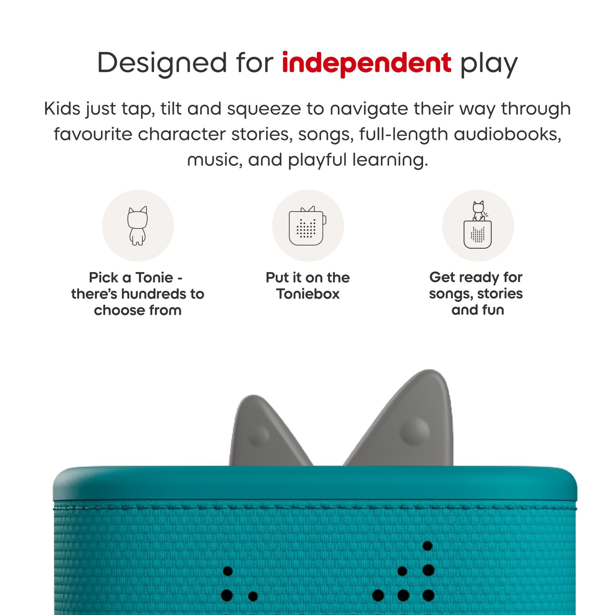 Tonies Toniebox 2 Creative Tonie Rubie Starter Set - Tropical Teal