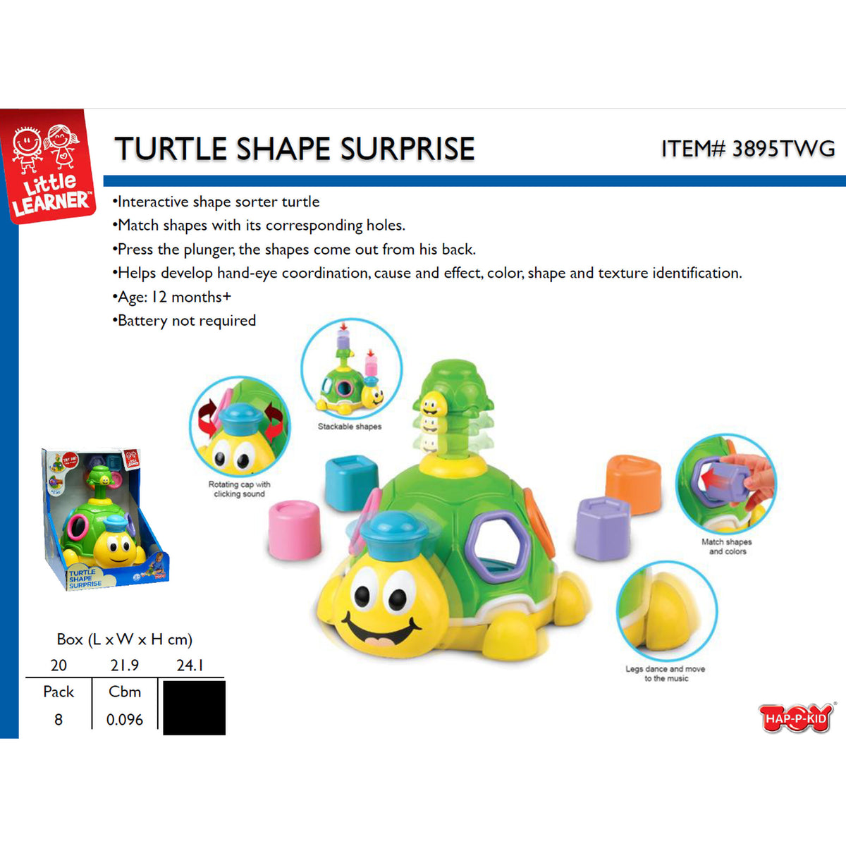 Little Learner Turtle Shape Surprise