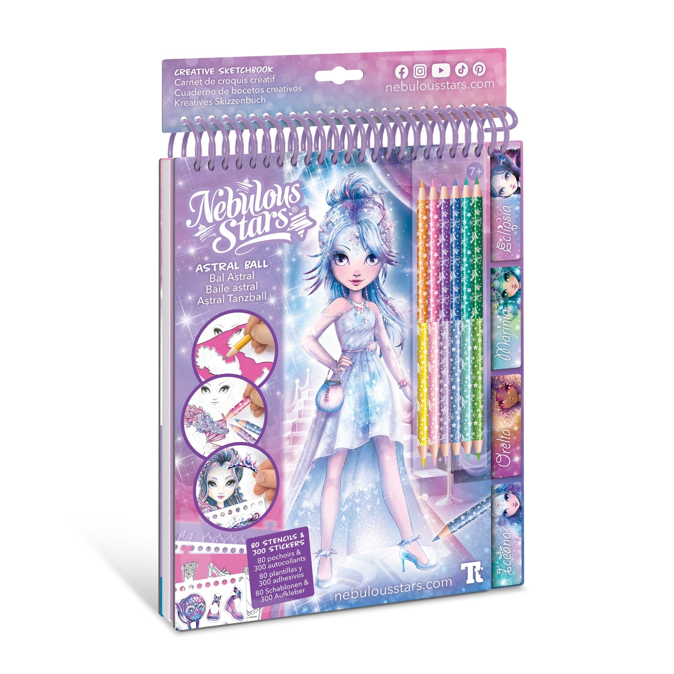 Nebulous Stars Fashion Sketchbook Astral Ball