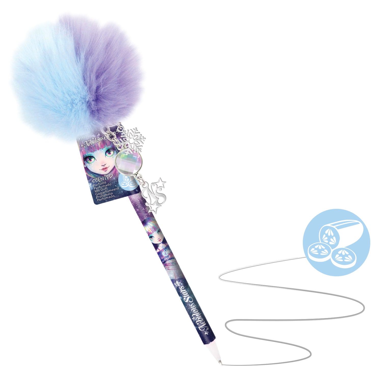 Nebulous Stars Scented Pom Pom Pen Assorted Styles