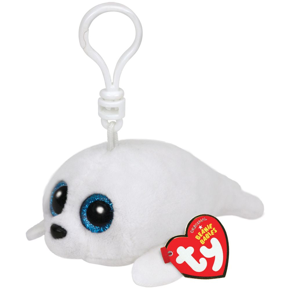 TY BEANIE BOOS CLIP - ICY THE WHITE SEAL