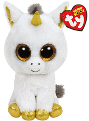 Ty Beanie Boos Regular - Pegasus The White Unicorn
