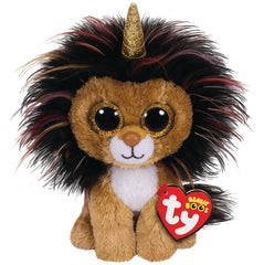 TY BEANIE BOOS RAMSEY THE LION WITH HORN