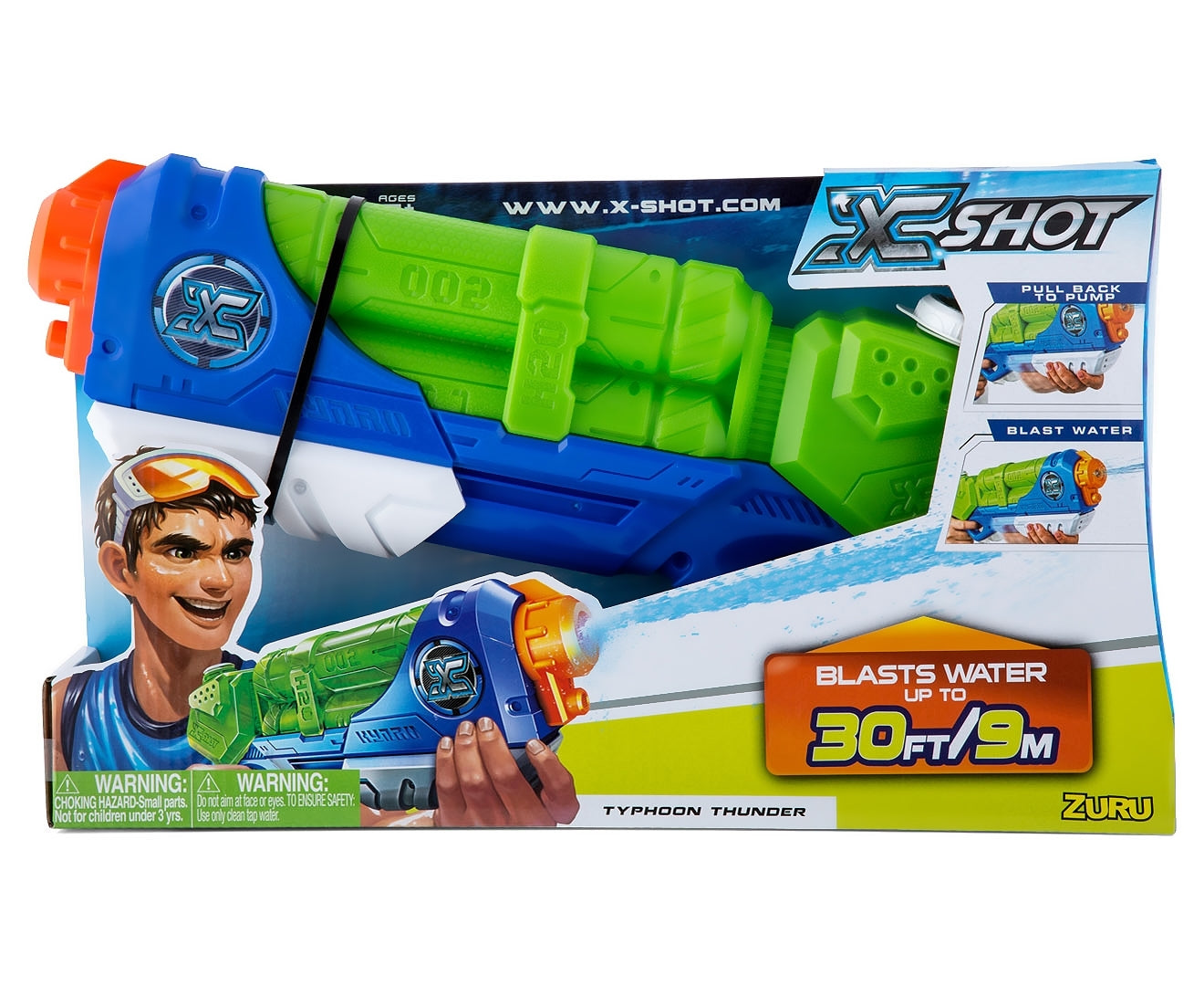 ZURU X Shot Water Blaster Typhoon Thunder