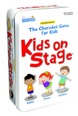 UNIVERSITY GAMES CHARADES KIDS ON STAGE TIN