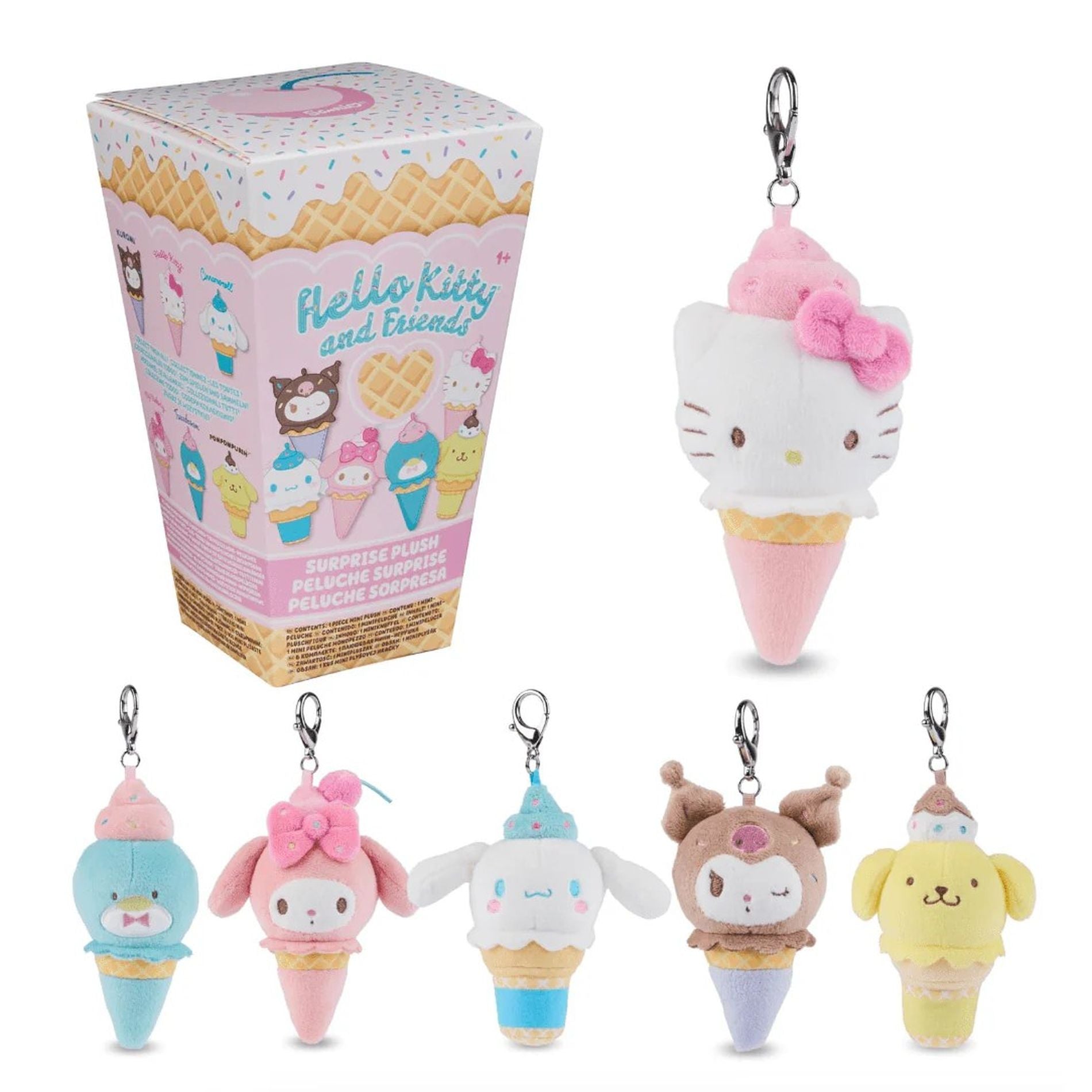 Hello Kitty & Friends Surprise Ice Cream Key Ring