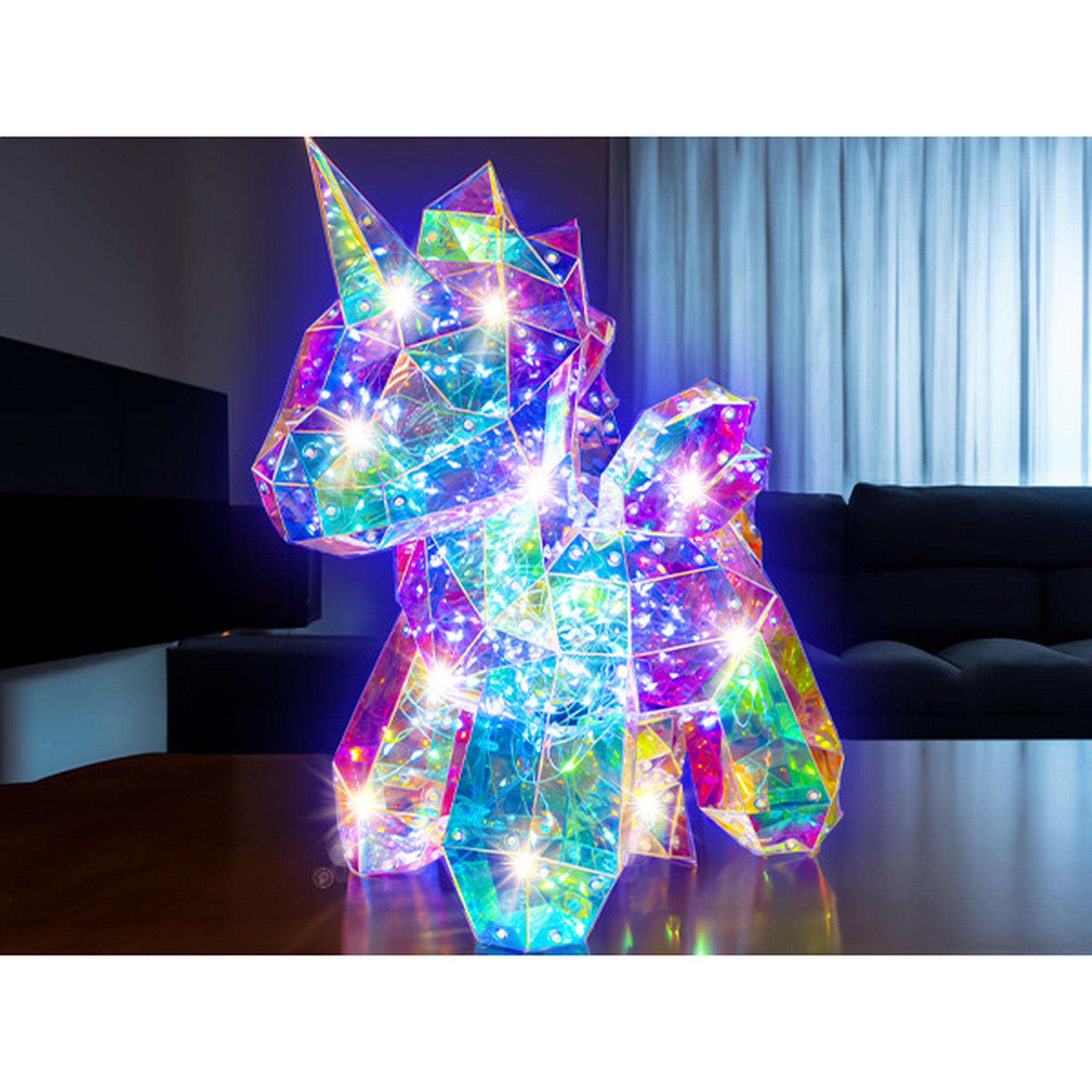 Prismic Unicorn Lantern 3D Puzzle