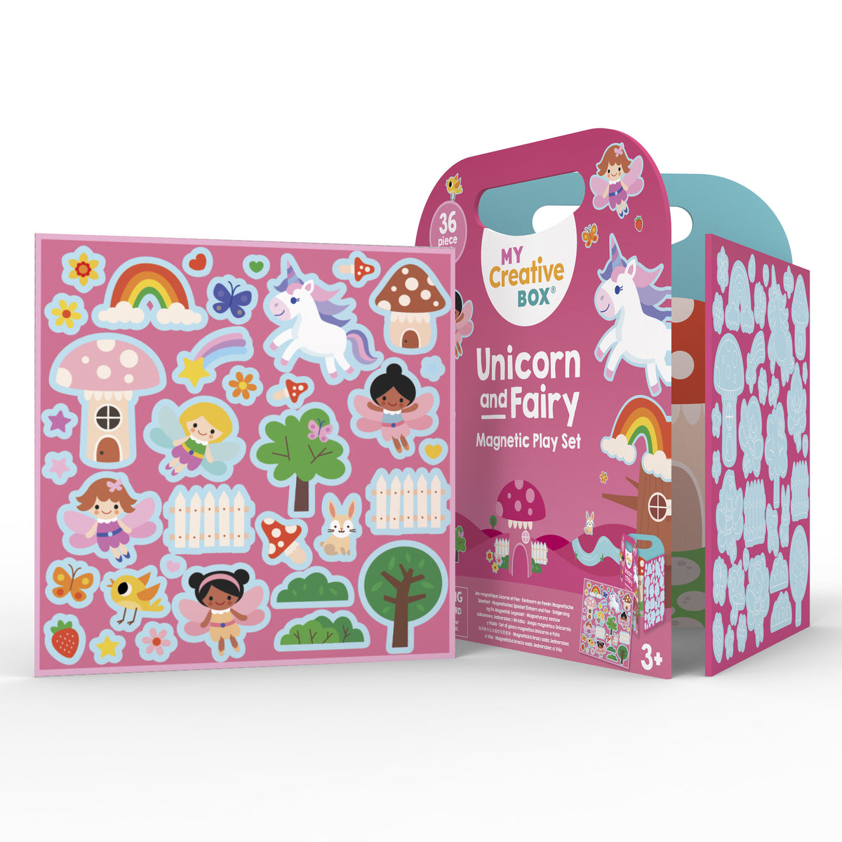 My Creative Box Magnetic Playset - Unicorn And Fairy