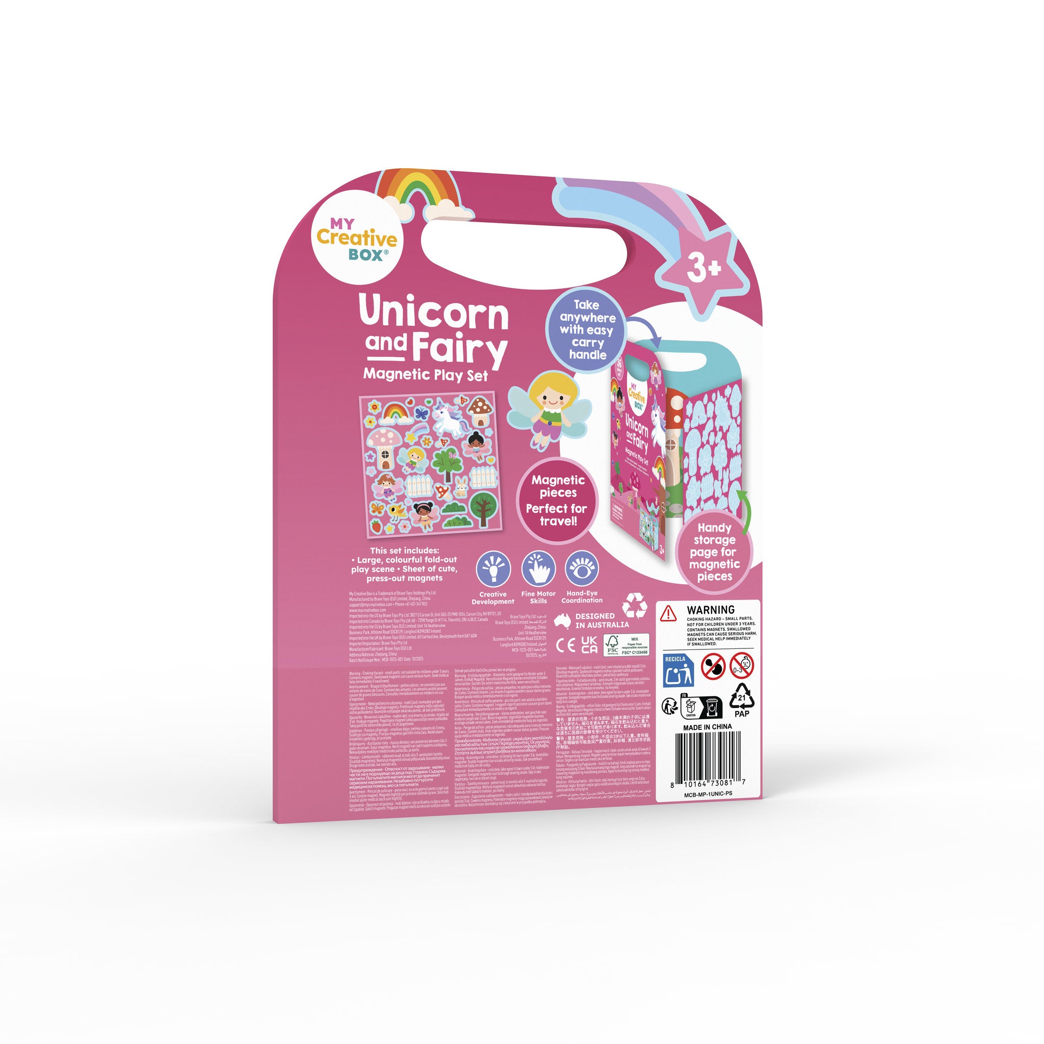 My Creative Box Magnetic Playset - Unicorn And Fairy
