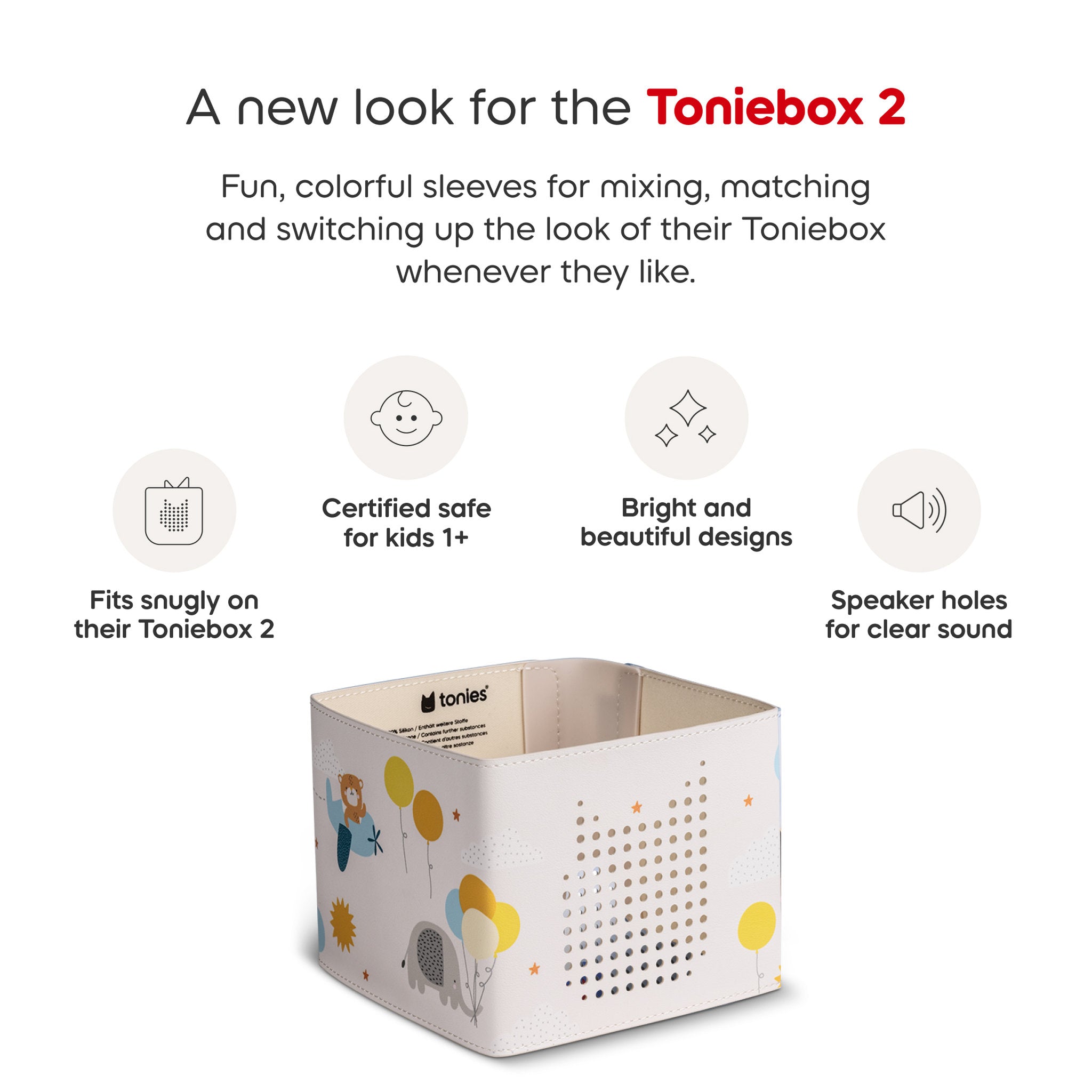 Tonies Toniebox 2 Sleeve - Up In The Clouds