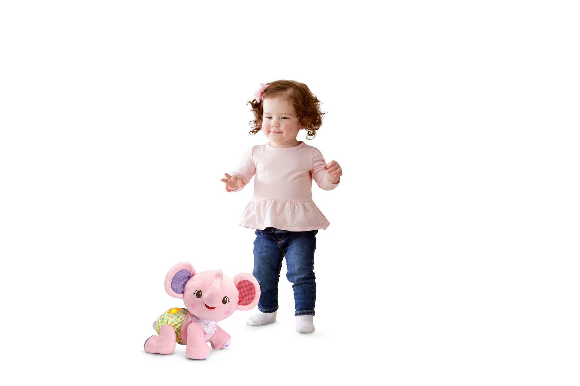 VTech Baby Crawl With Me Elephant Pink - Toyworld Australia