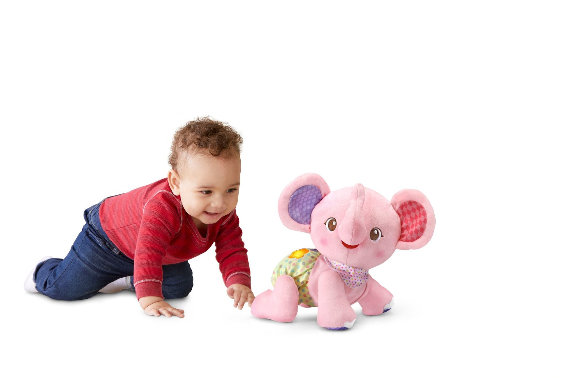 VTech Baby Crawl With Me Elephant Pink - Toyworld Australia