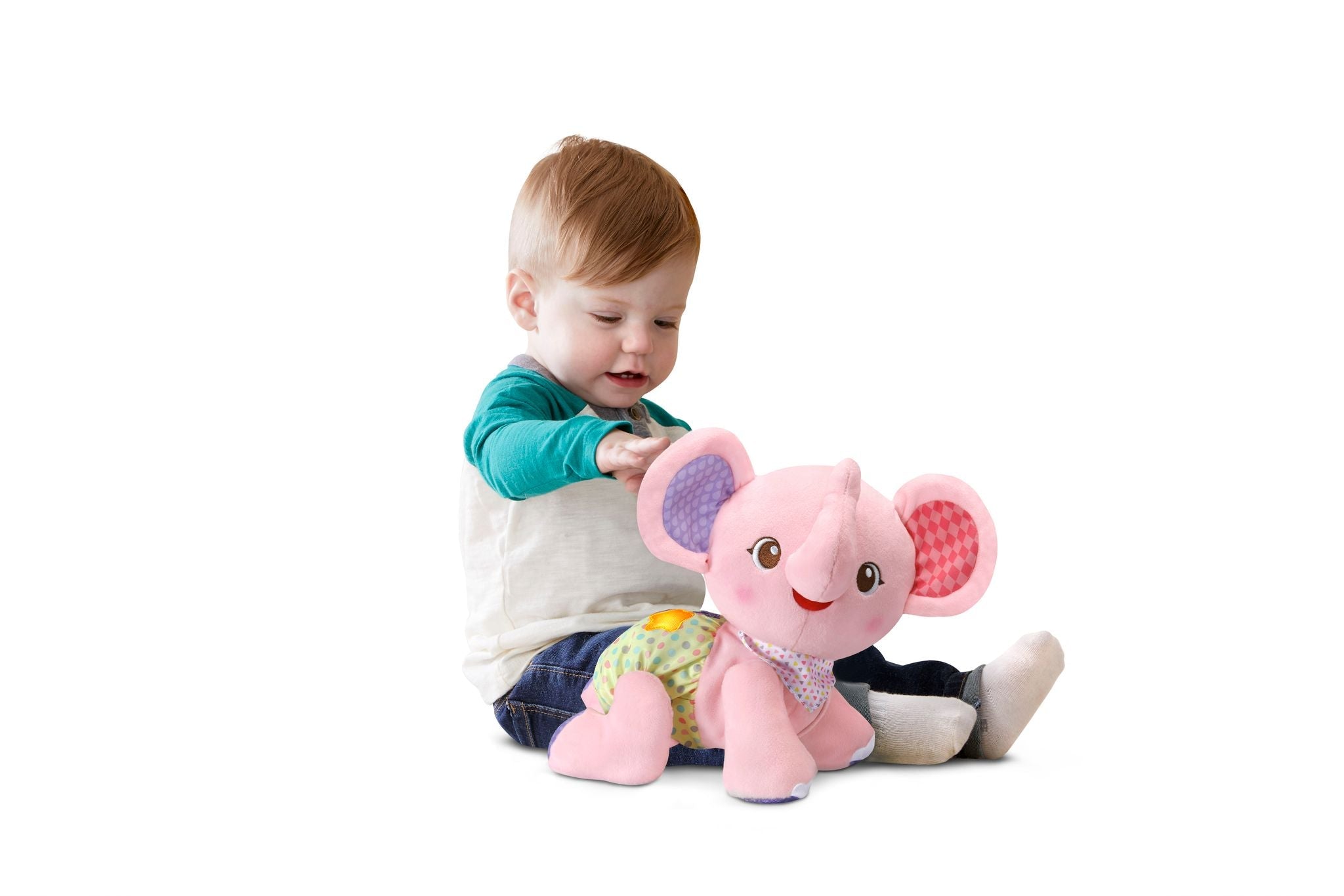 VTech Baby Crawl With Me Elephant Pink - Toyworld Australia