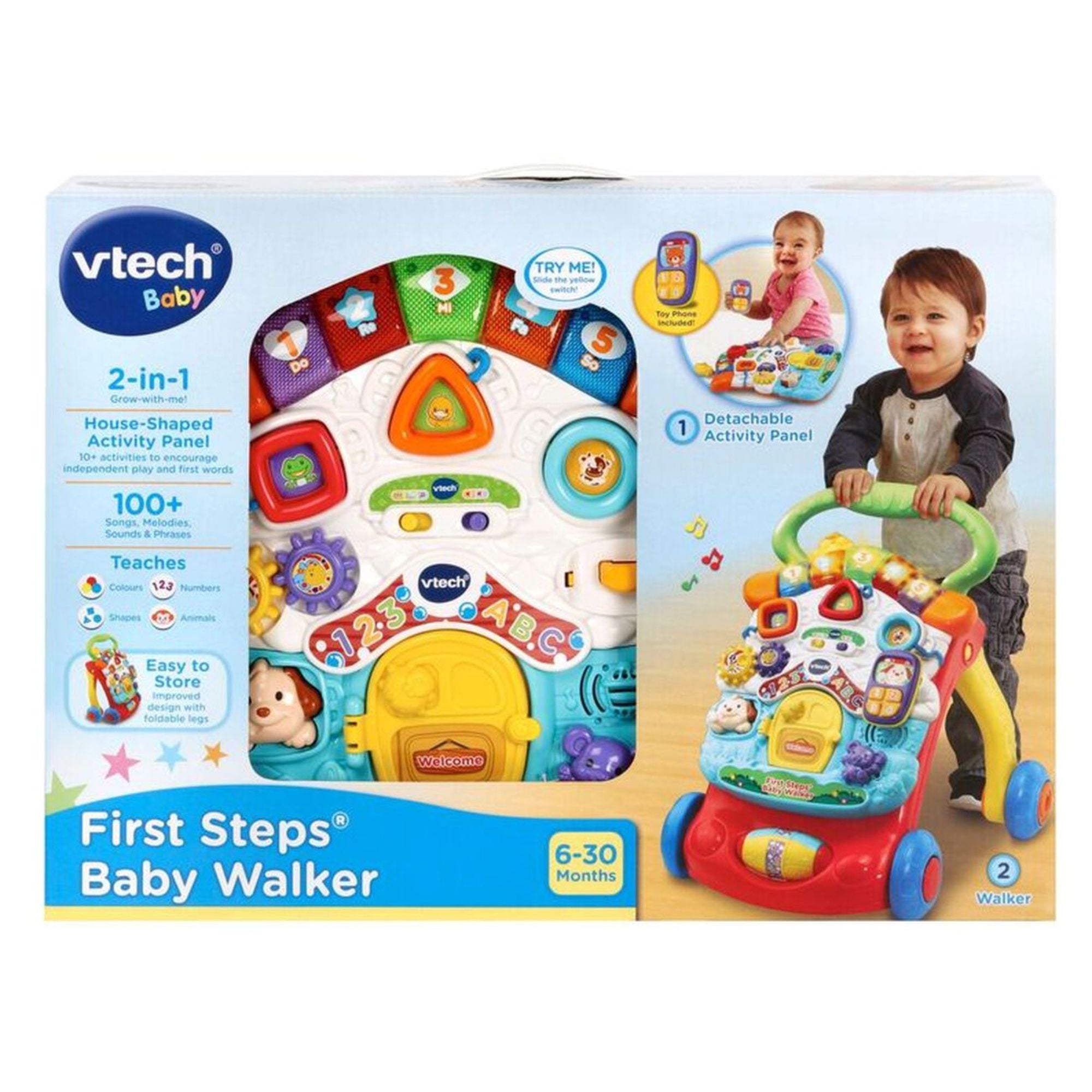 VTech First Steps Baby Walker Yellow