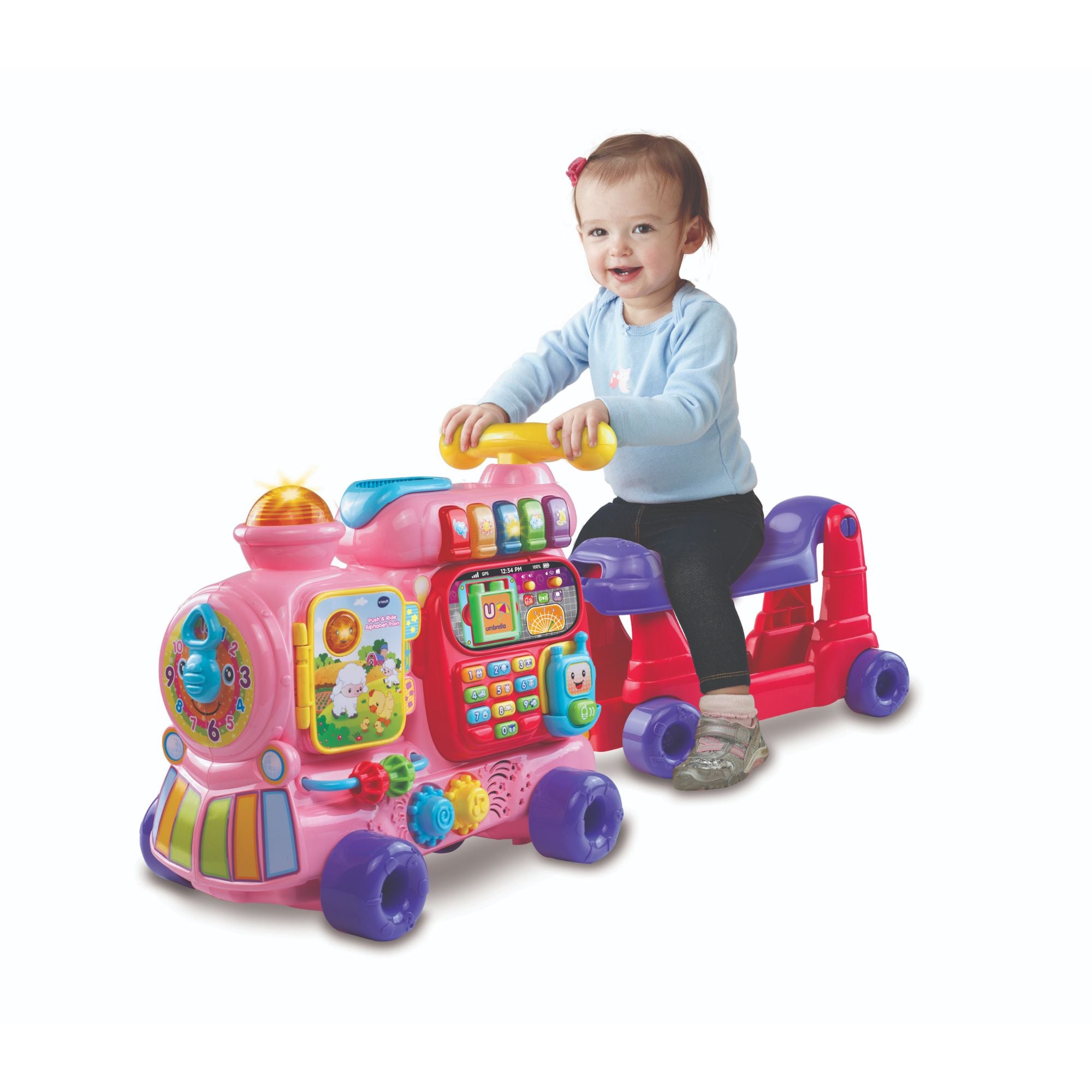 VTech Baby Push & Ride Alphabet Train Pink