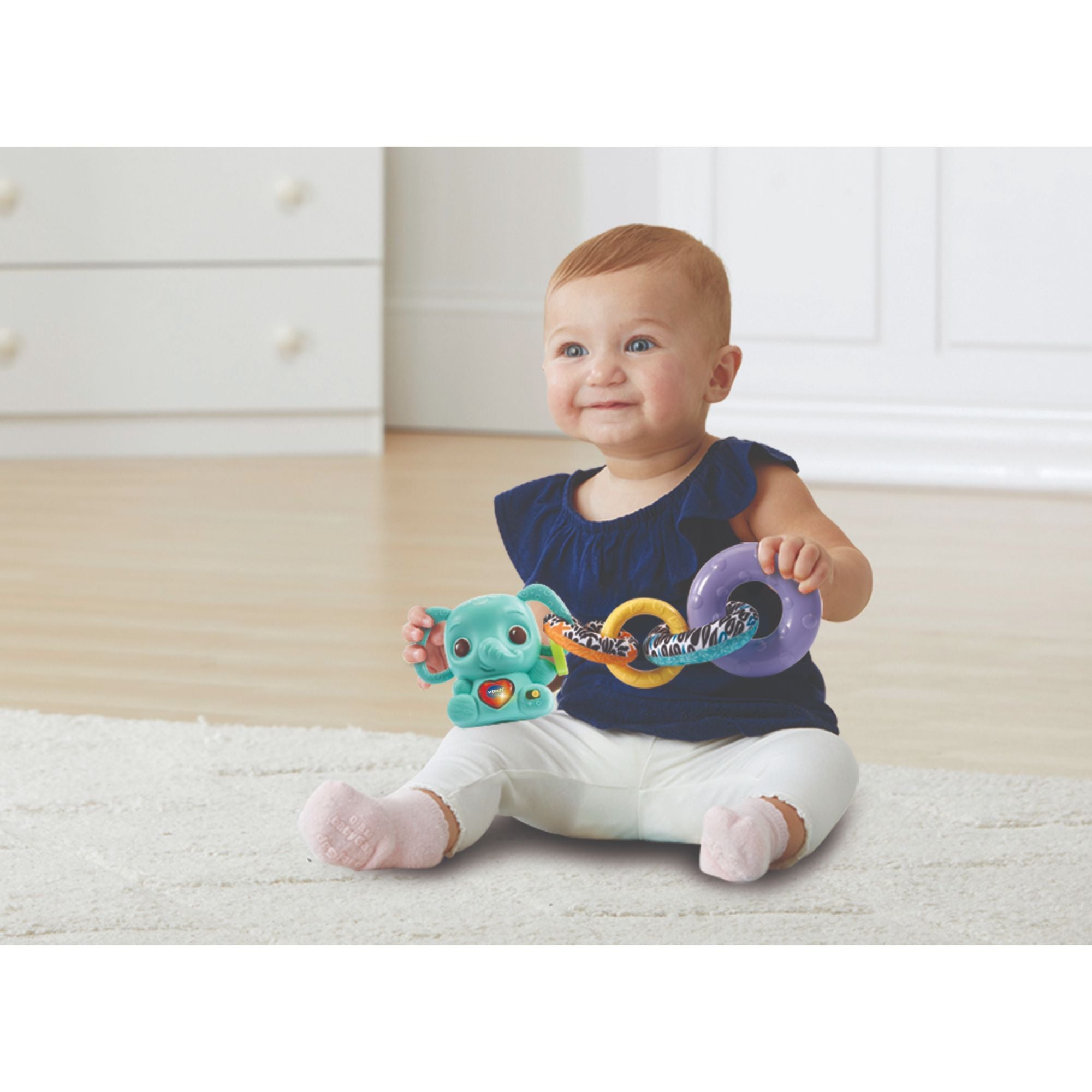 VTech Baby Stack, Rattle & Link Elephant