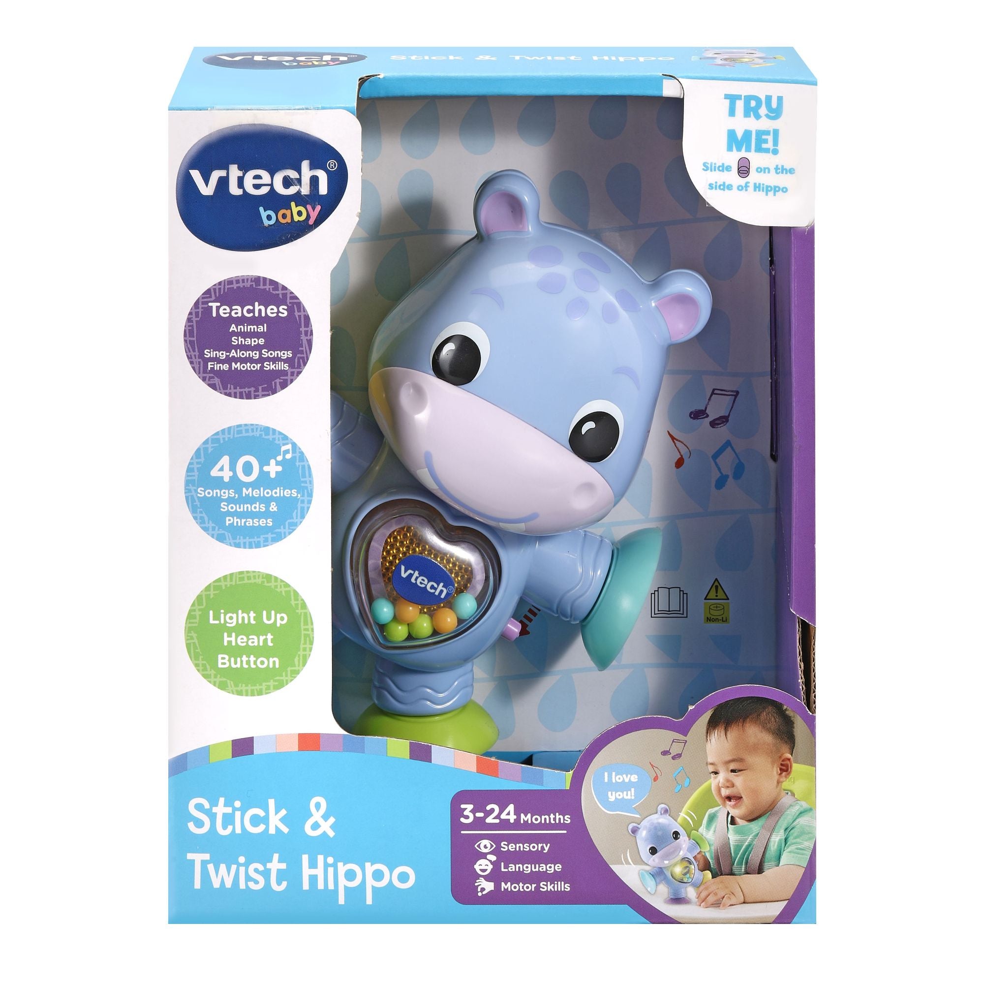 VTech Baby Twist & Stick Hippo