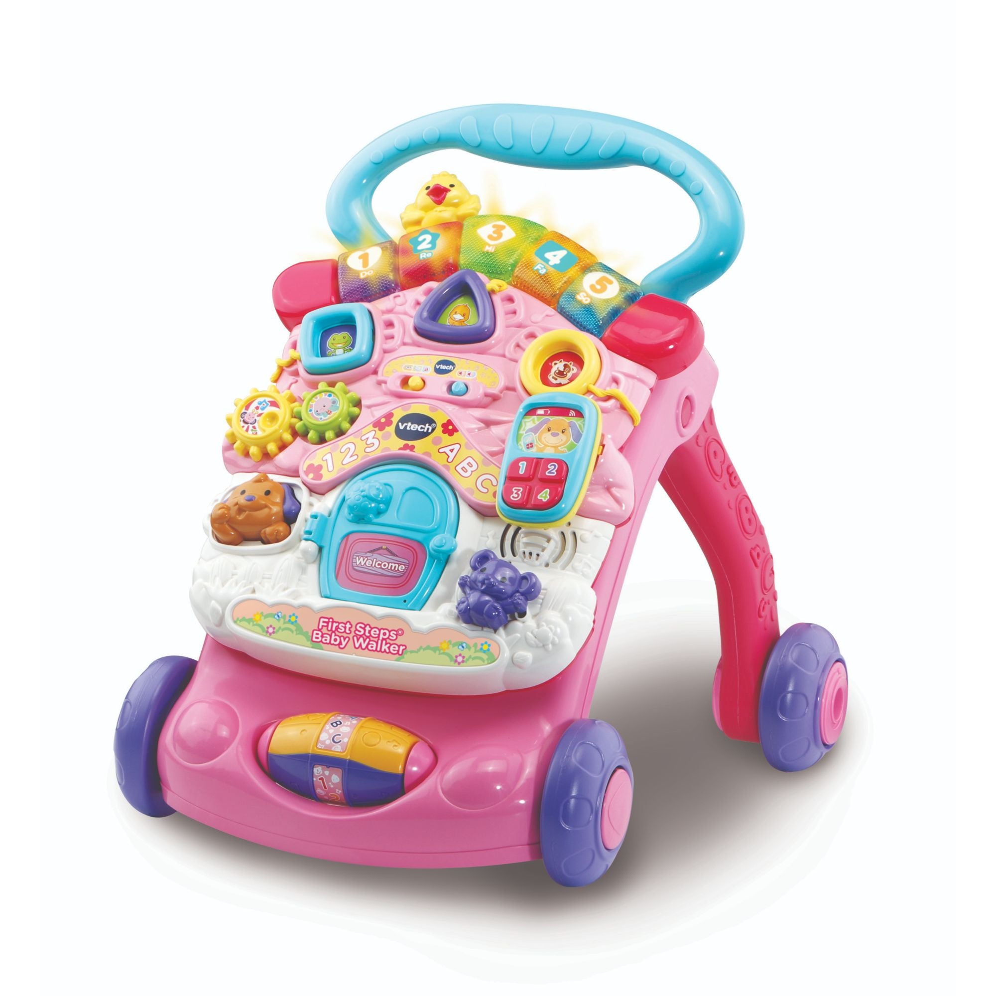 VTech First Steps Baby Walker Pink