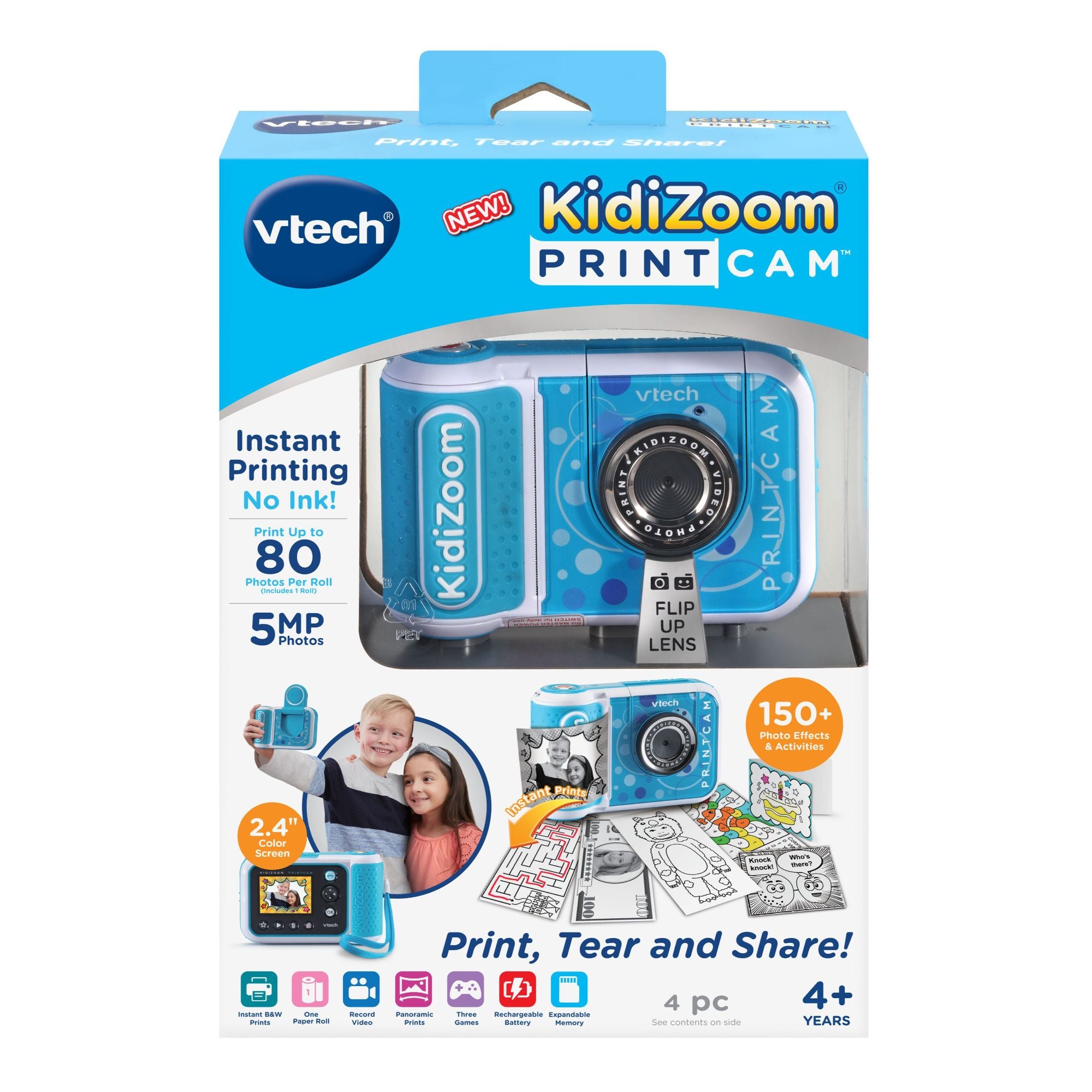 VTech Kidizoom Print Cam Blue