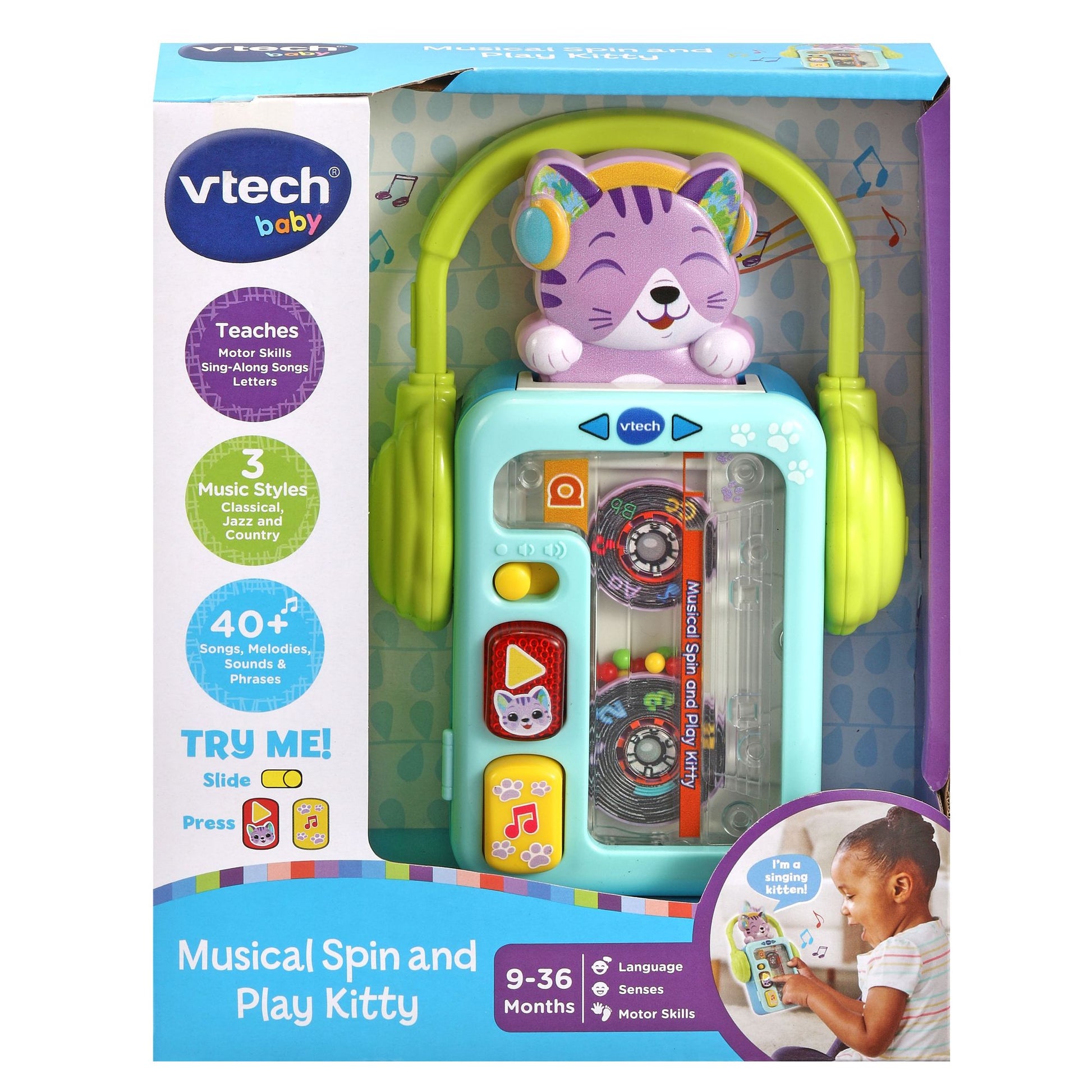 VTech Musical Spin Play Kitty - Main Image