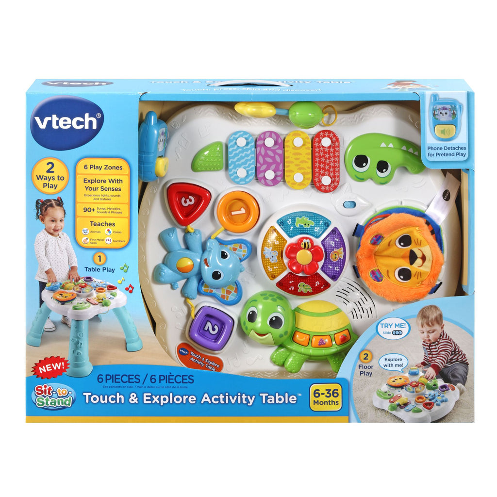 VTECH SIT-TO-STAND TOUCH AND EXPLORE ACTIVITY TABLE