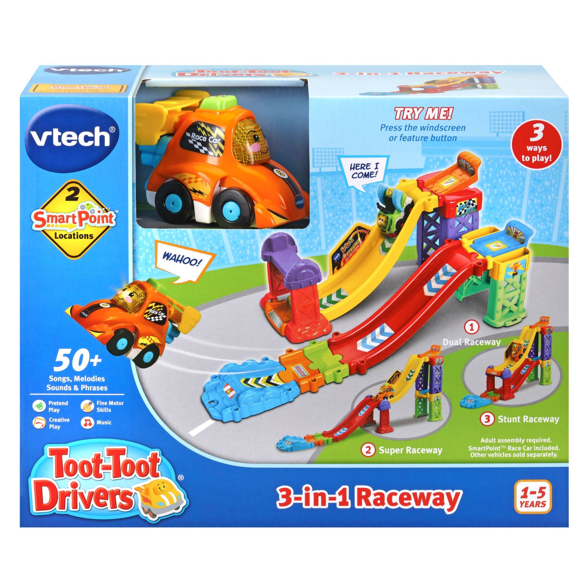 VTech Toot-Toot Drivers 3-in-1 Raceway