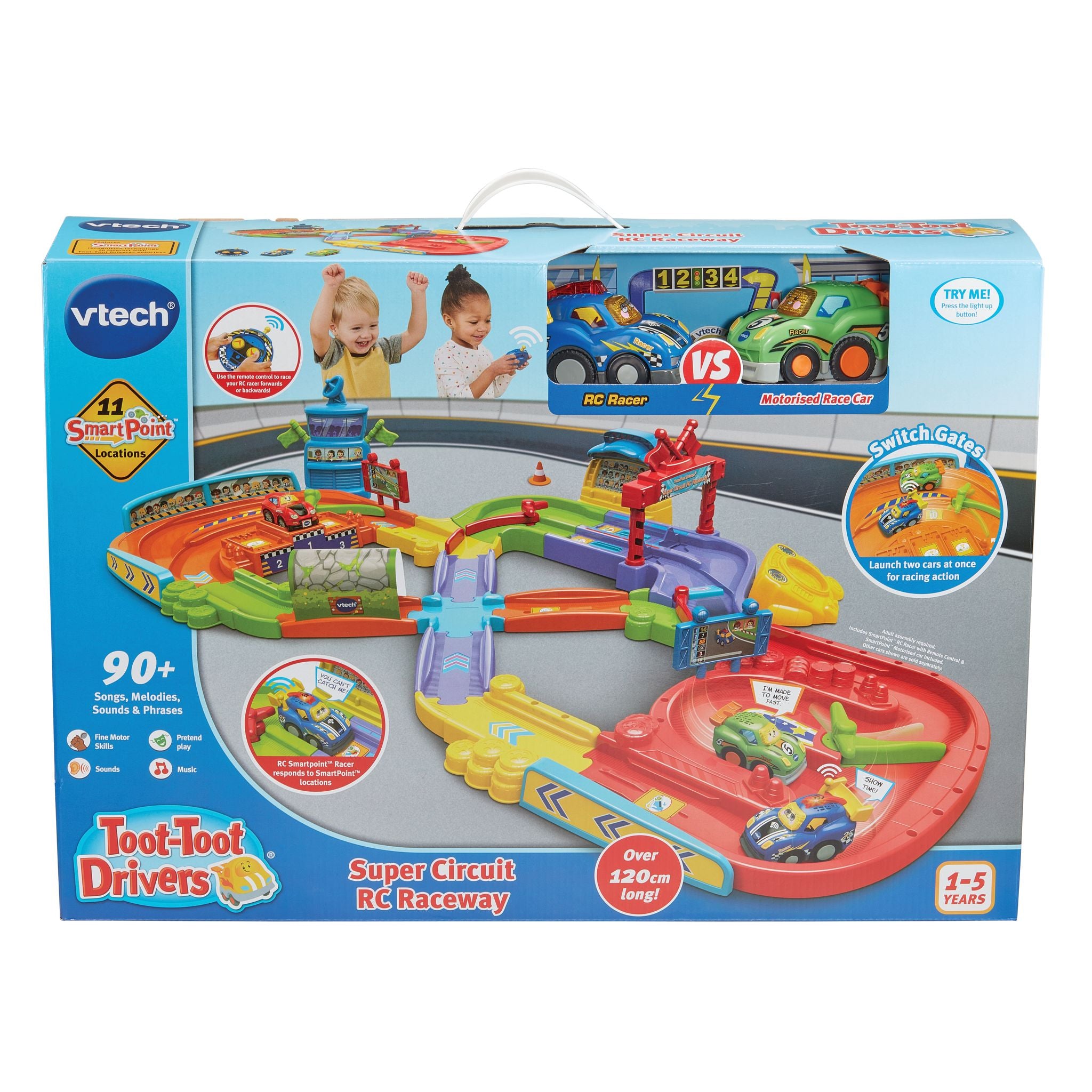 Vtech Racer VTech Toot-Toot Driver Super Circuit RC Raceway – Toyworld Australia