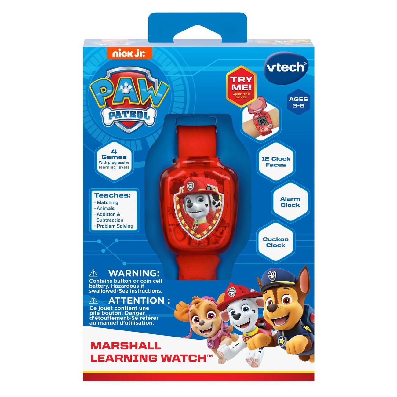 VTech PAW Patrol Marshall Learning Watch