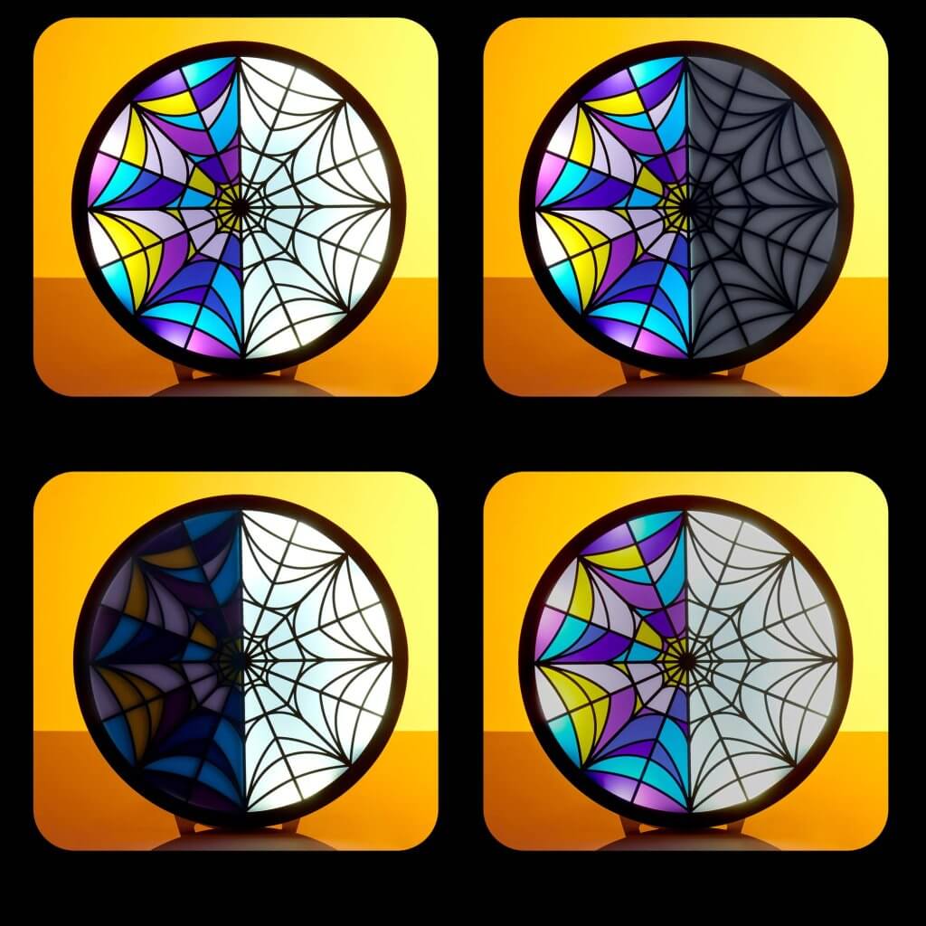 Wednesday Window Mood Light