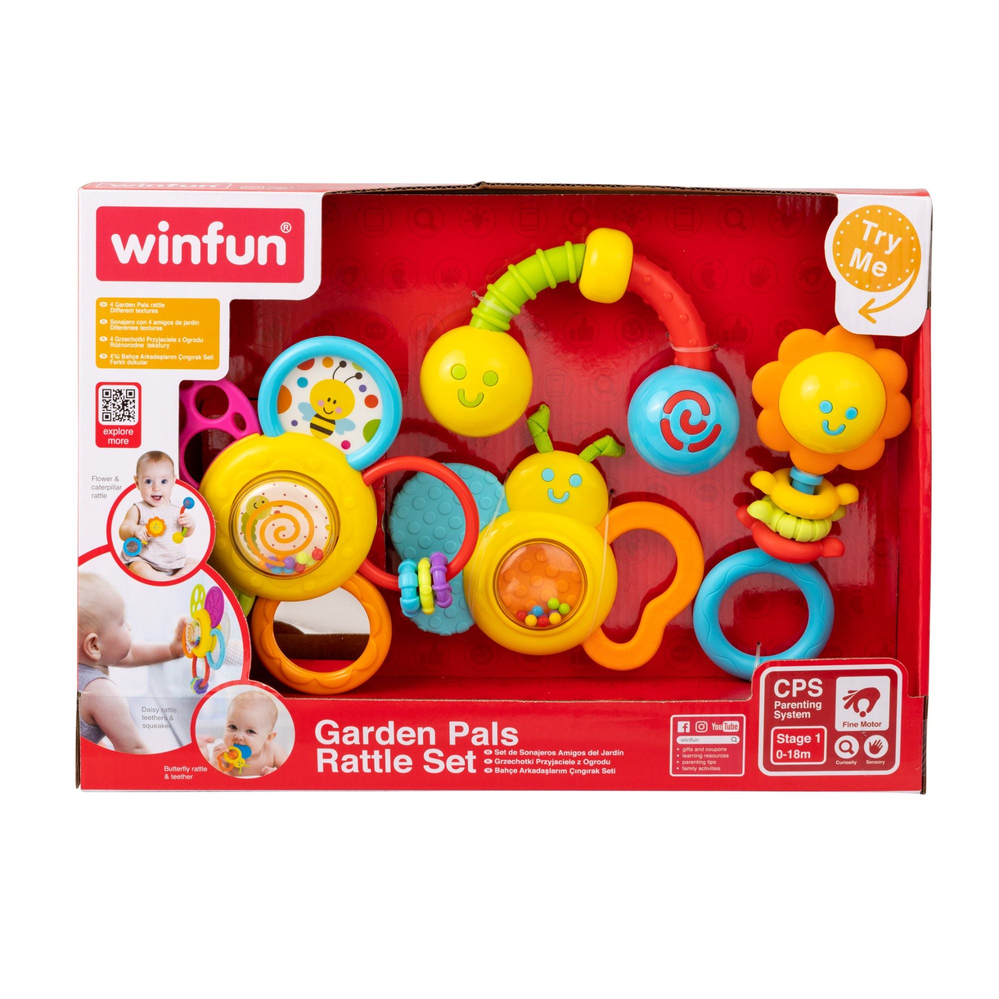 Winfun Garden Pals Rattle Set