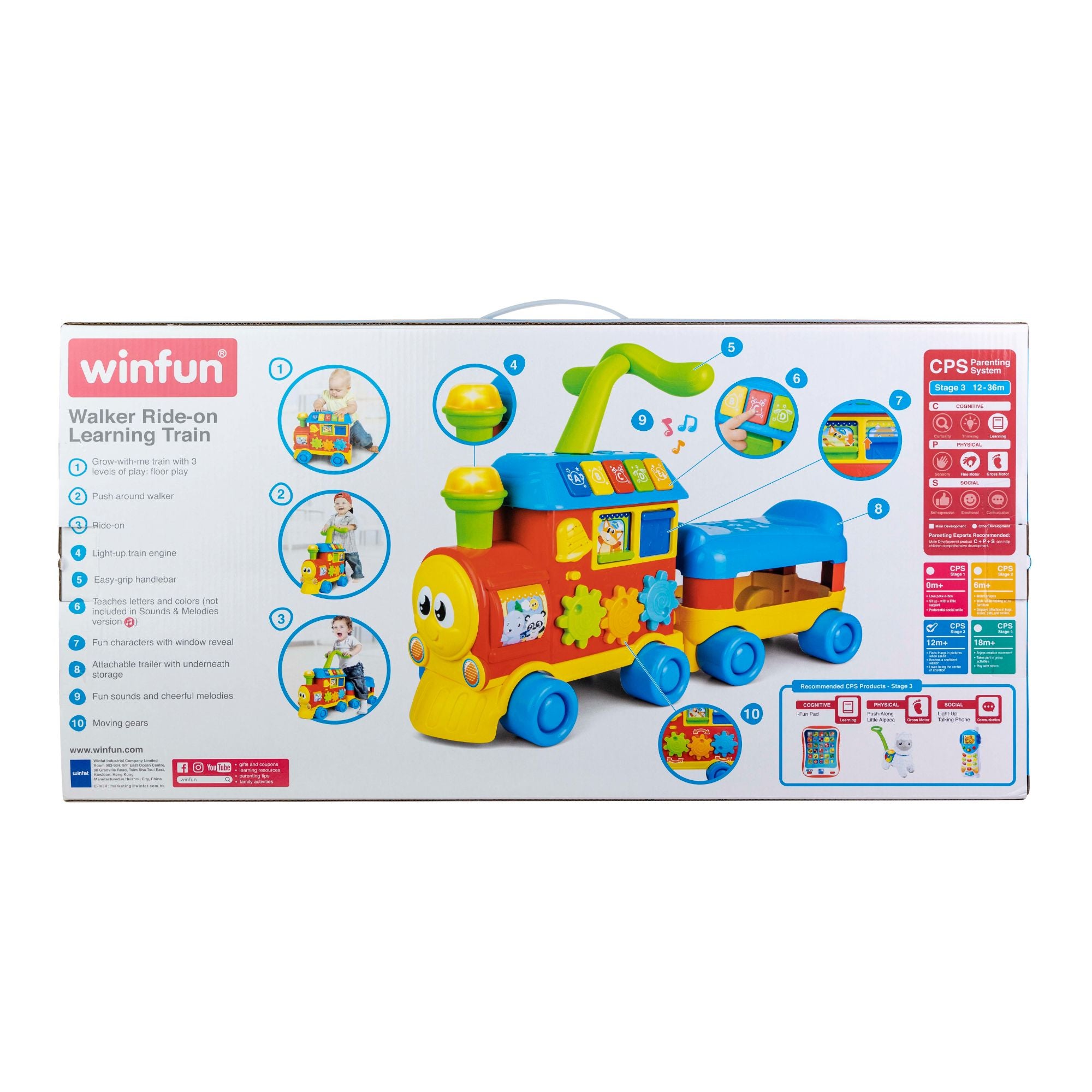 Winfun Walker Ride-On Learning Train