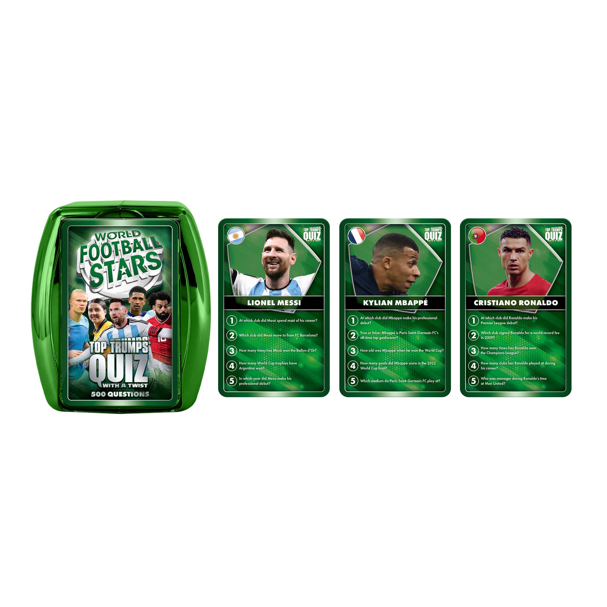Top Trumps Quiz World Football Stars Card Game