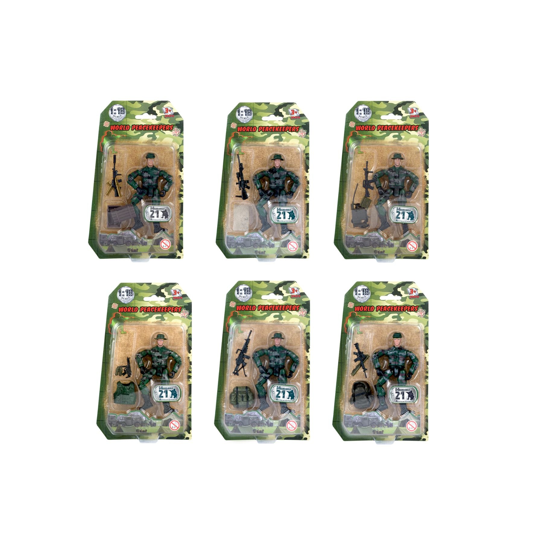 World Peacekeepers Ranger Figure And Accessories Assorted Styles