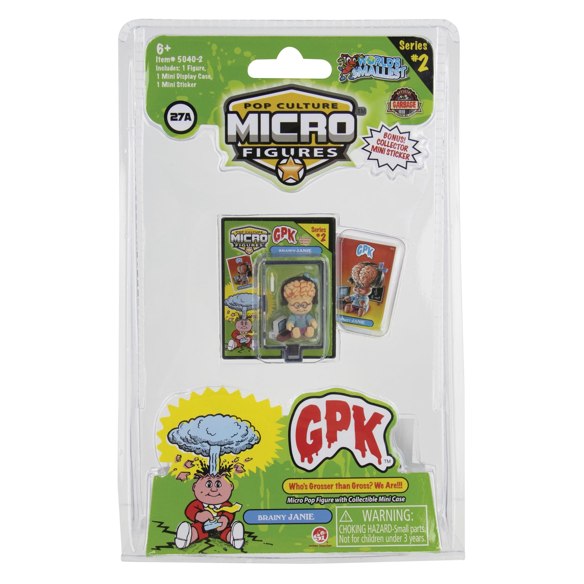Worlds Smallest Garbage Pail Kids Micro Figures Assorted Styles
