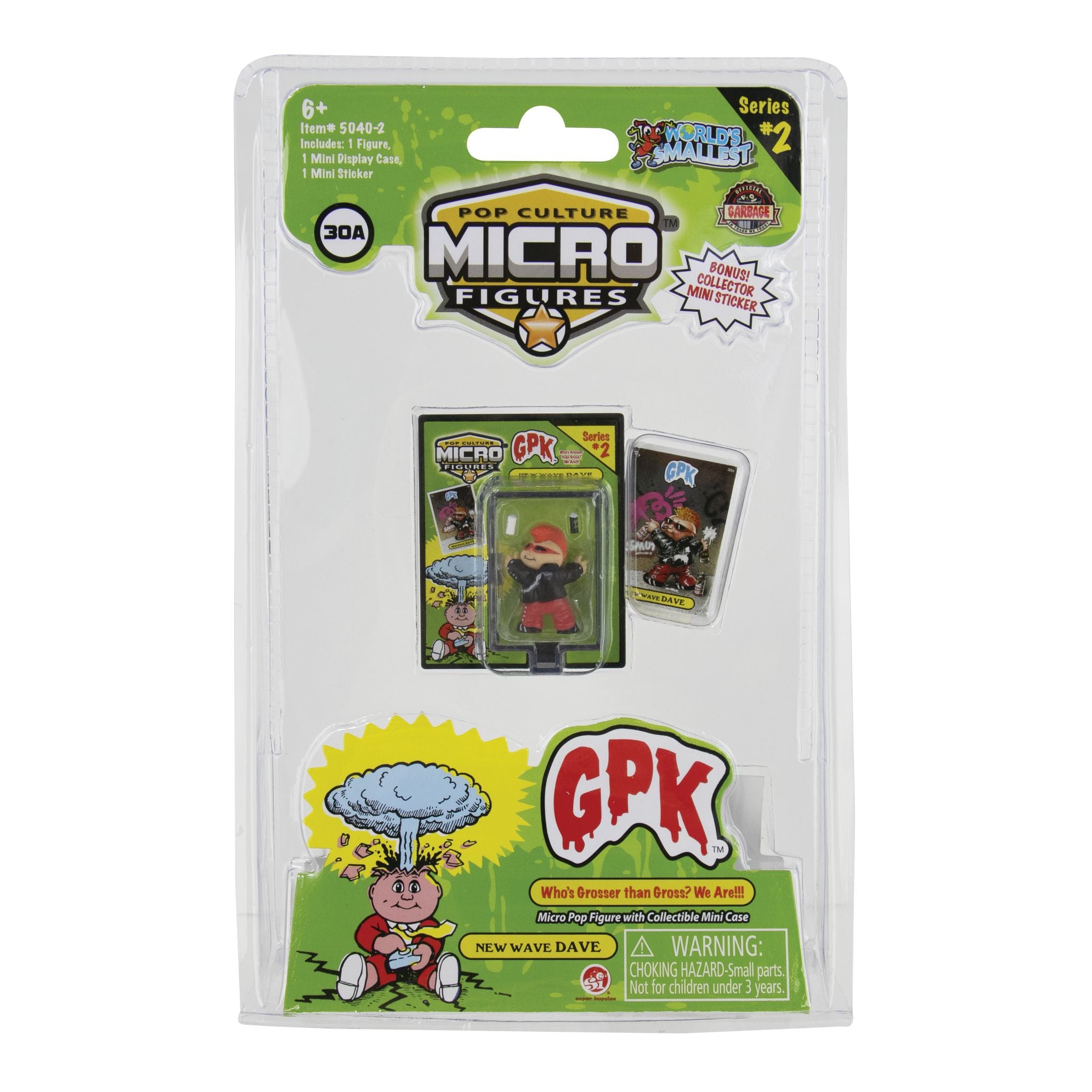 Worlds Smallest Garbage Pail Kids Micro Figures Assorted Styles