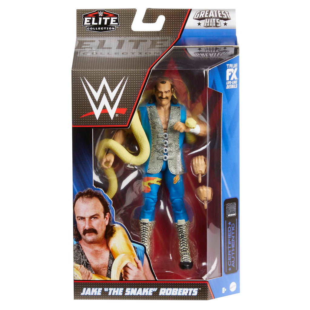 WWE ELITE COLLECTION ACTION FIGURE GREATEST HITS - JAKE "THE SNAKE" ROBERTS