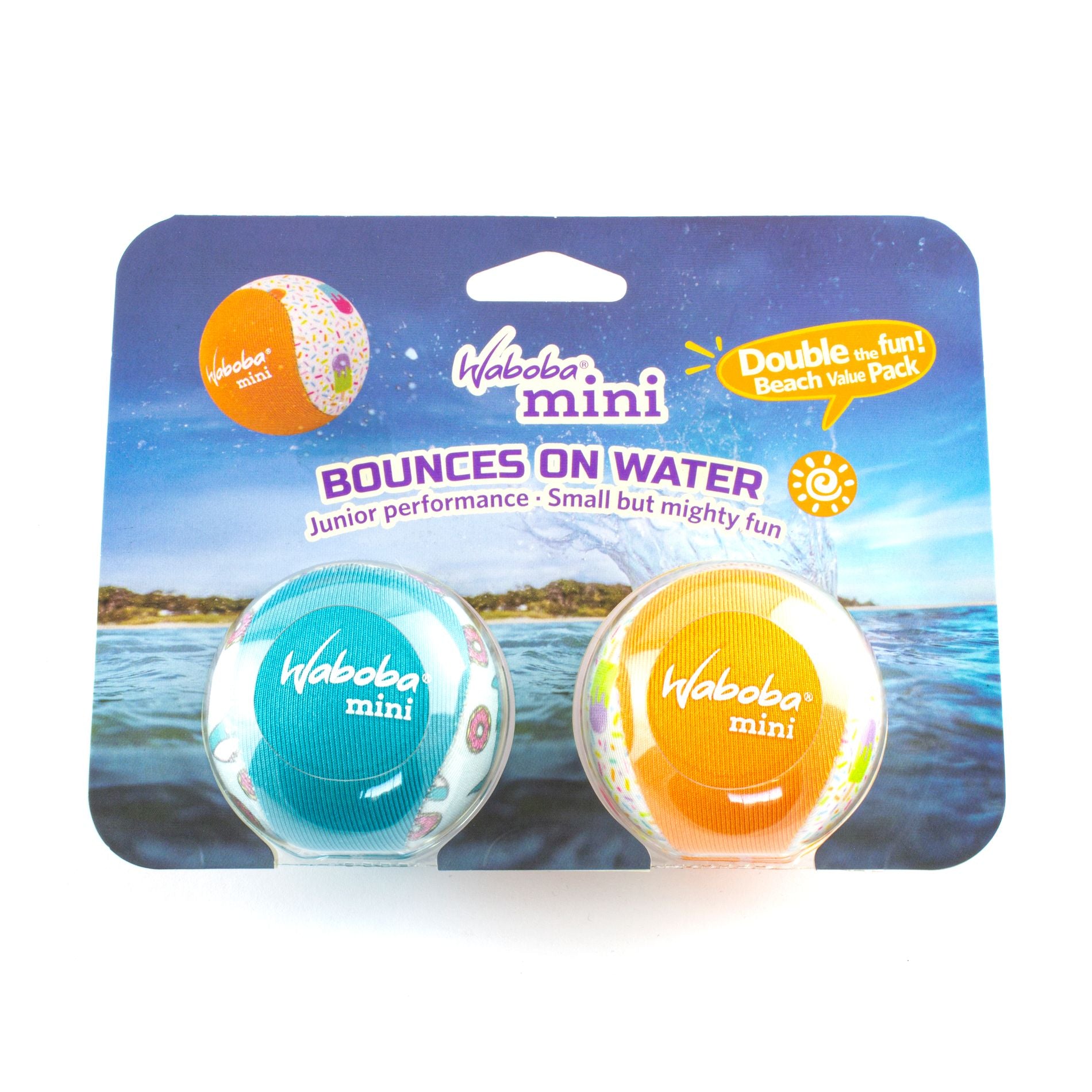 Waboba Surf Water Bouncing Ball Mini Twin Pack