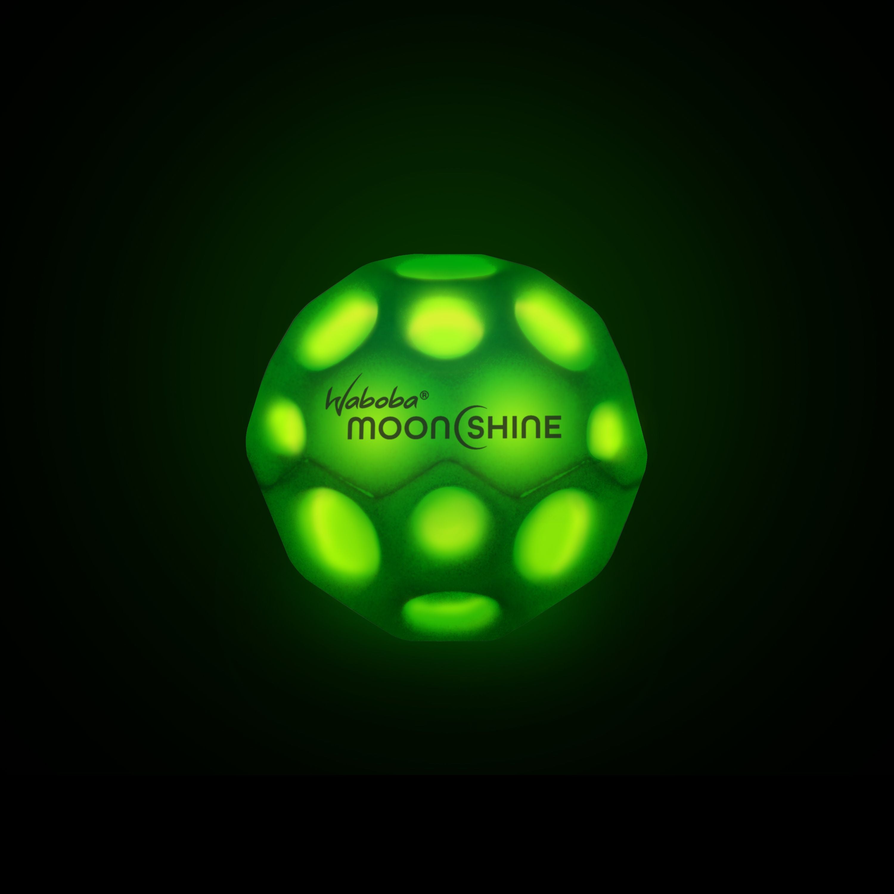 Waboba Moonshine Light Up Bouncing Ball Assorted Styles - Toyworld Australia