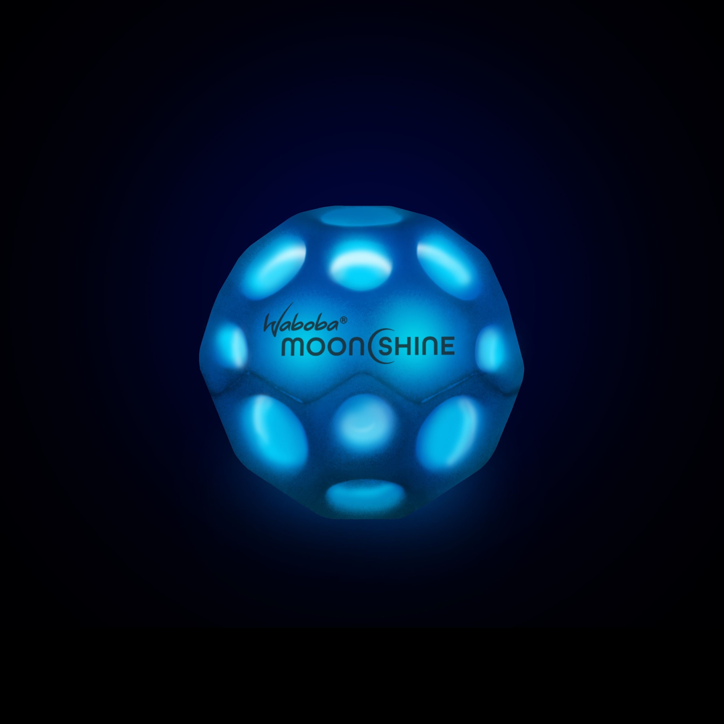 Waboba Moonshine Light Up Bouncing Ball Assorted Styles - Toyworld Australia