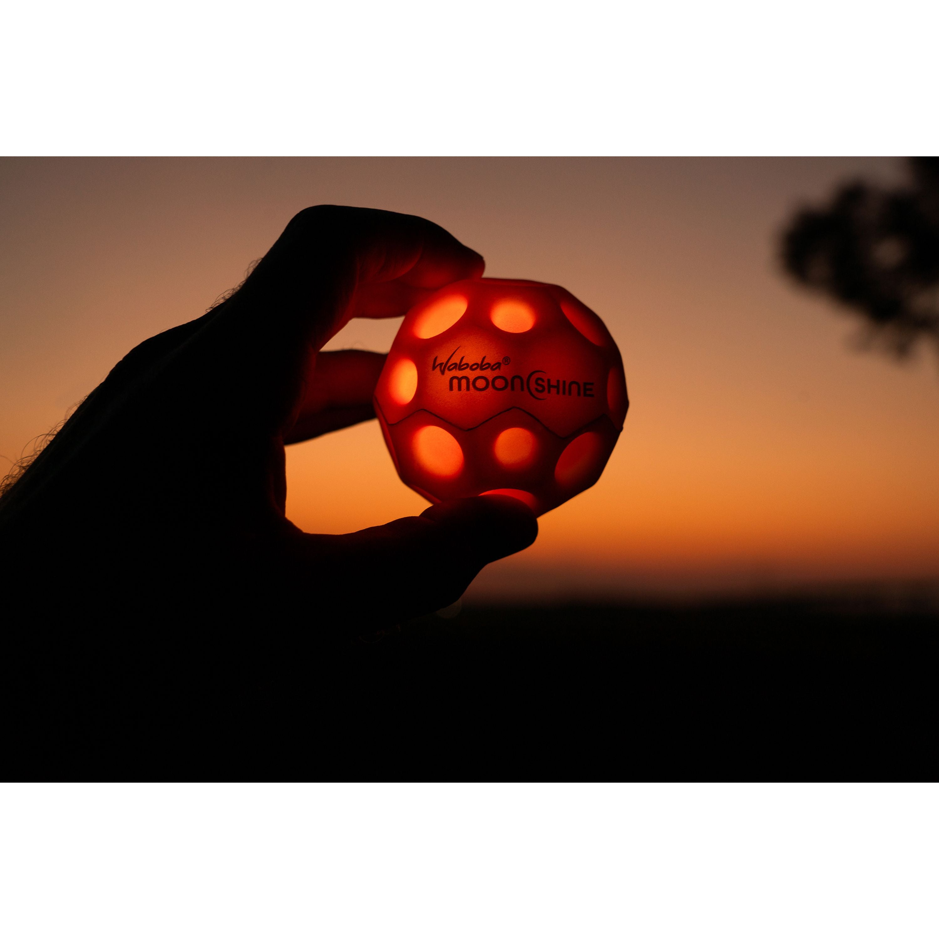 Waboba Moonshine Light Up Bouncing Ball Assorted Styles - Toyworld Australia