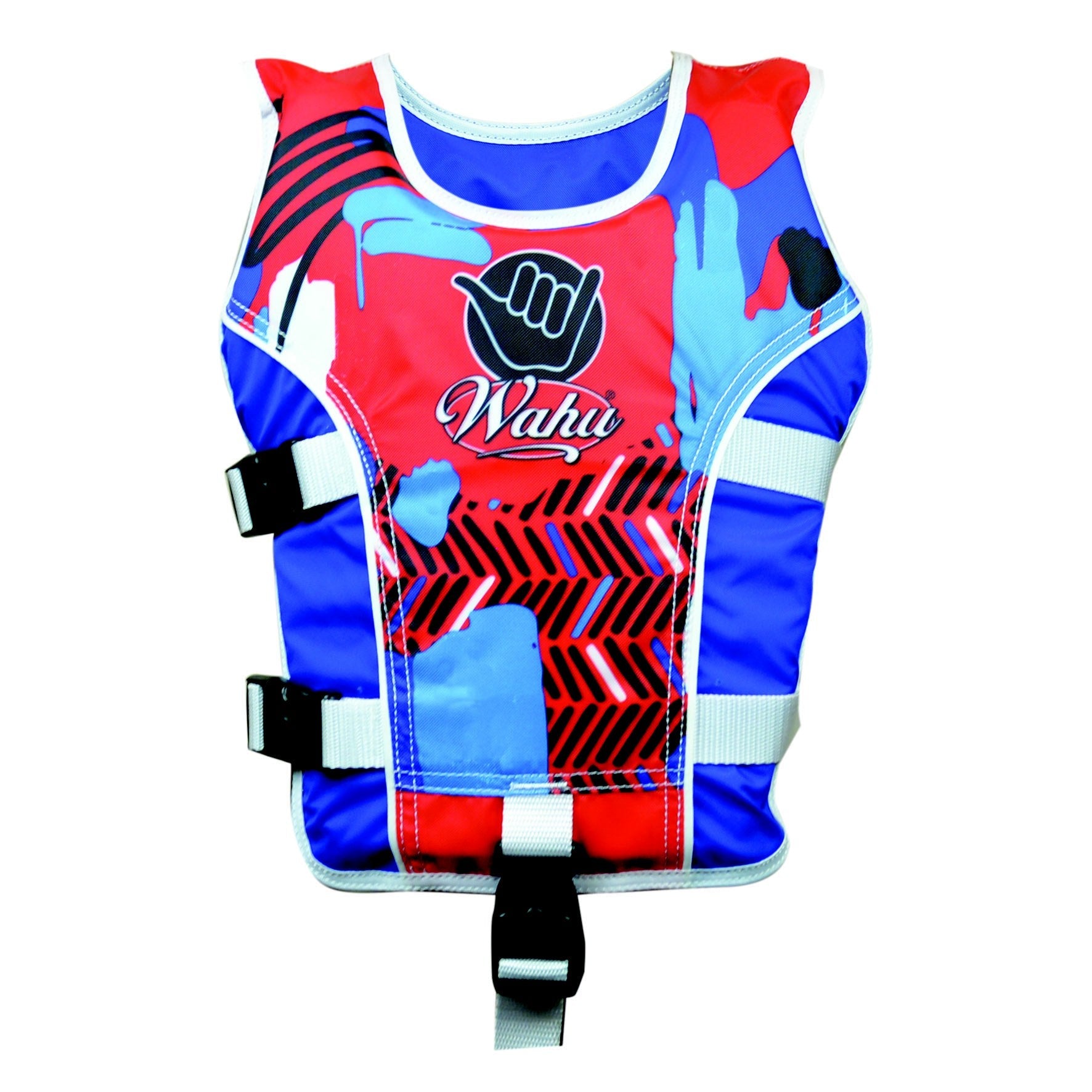 Wahu Swim Vest Child Medium 20-30Kg 4-5 Years Red & Blue