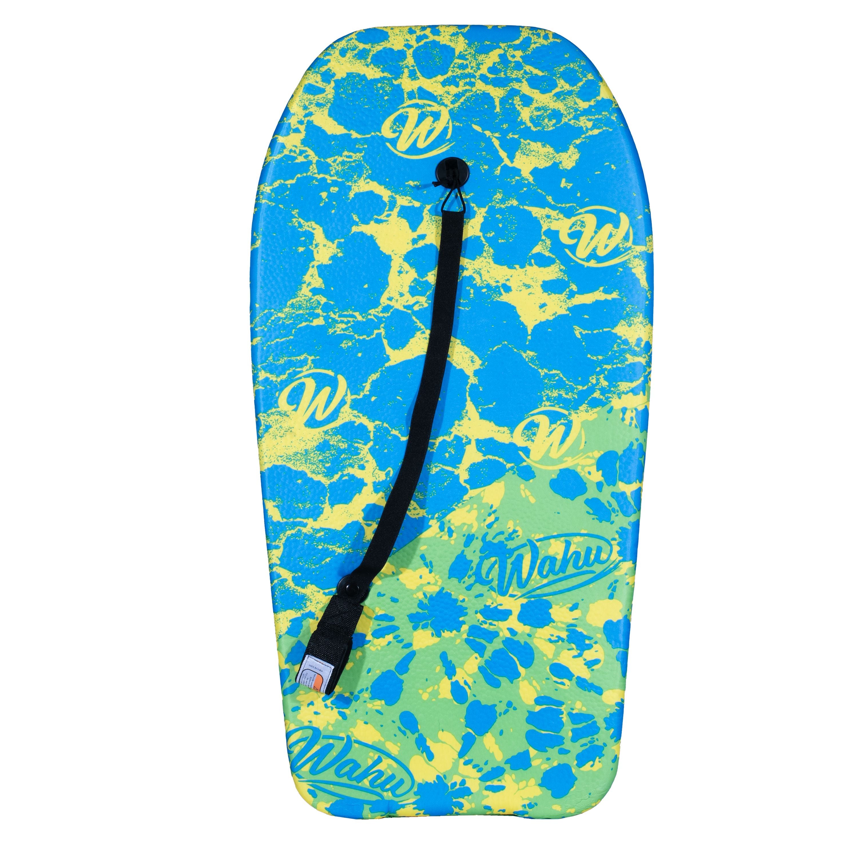 Wahu 94cm Bodyboard - Blue/Yellow Splash
