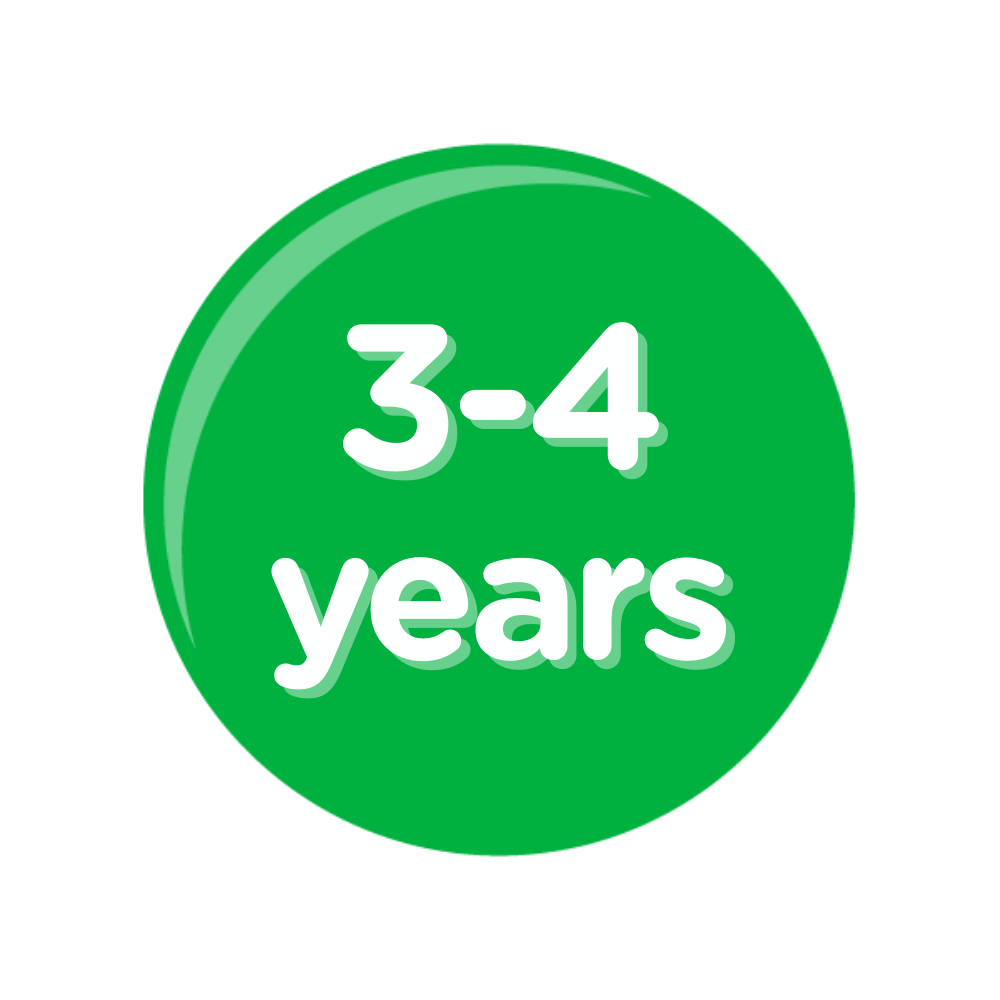 3-4 Years